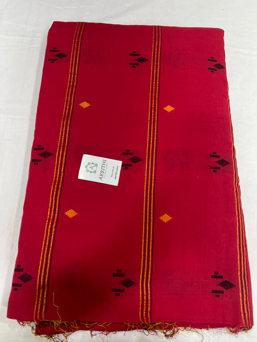 Handloom Woven pure cotton fabric