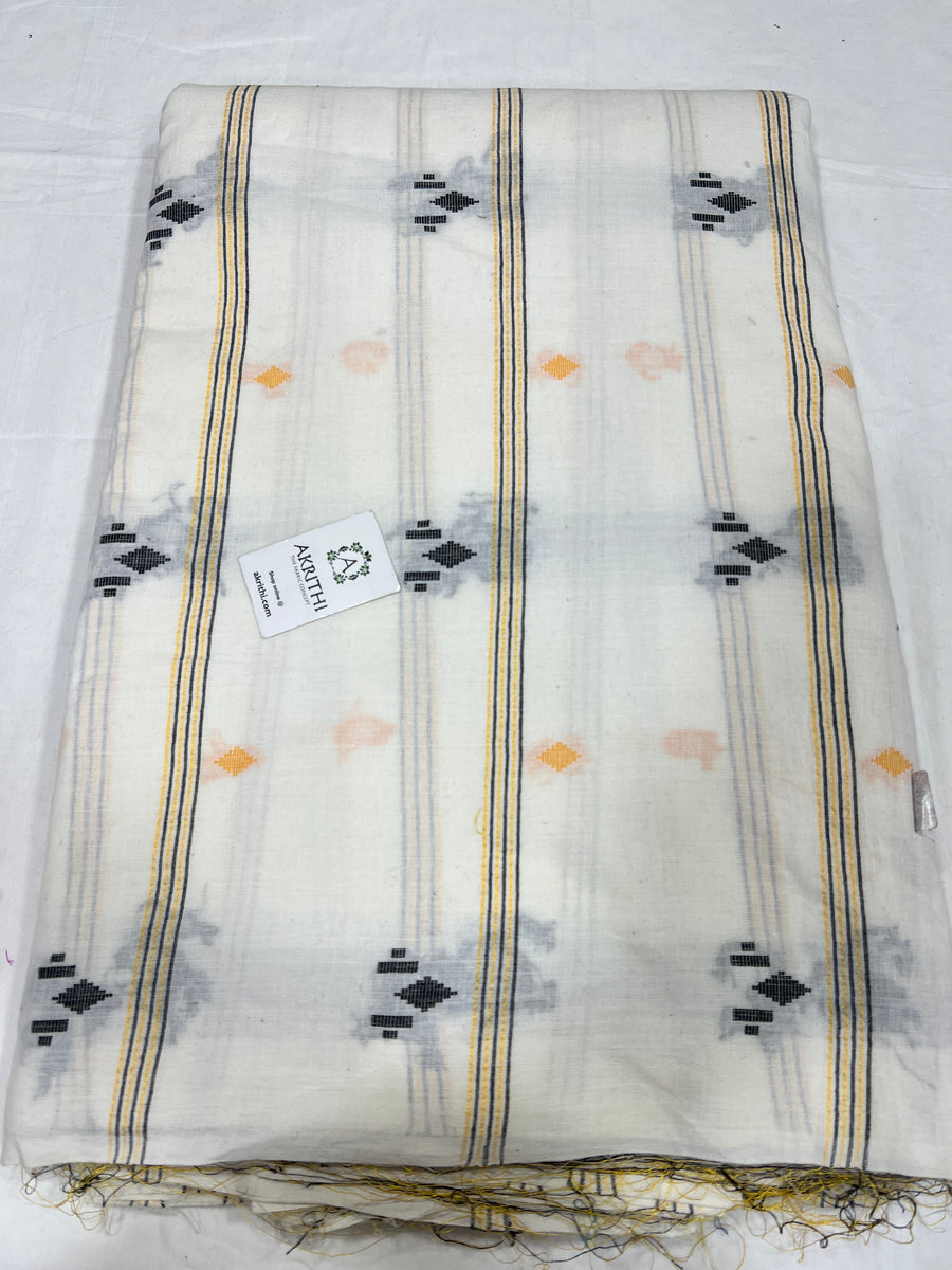 Handloom Woven pure cotton fabric