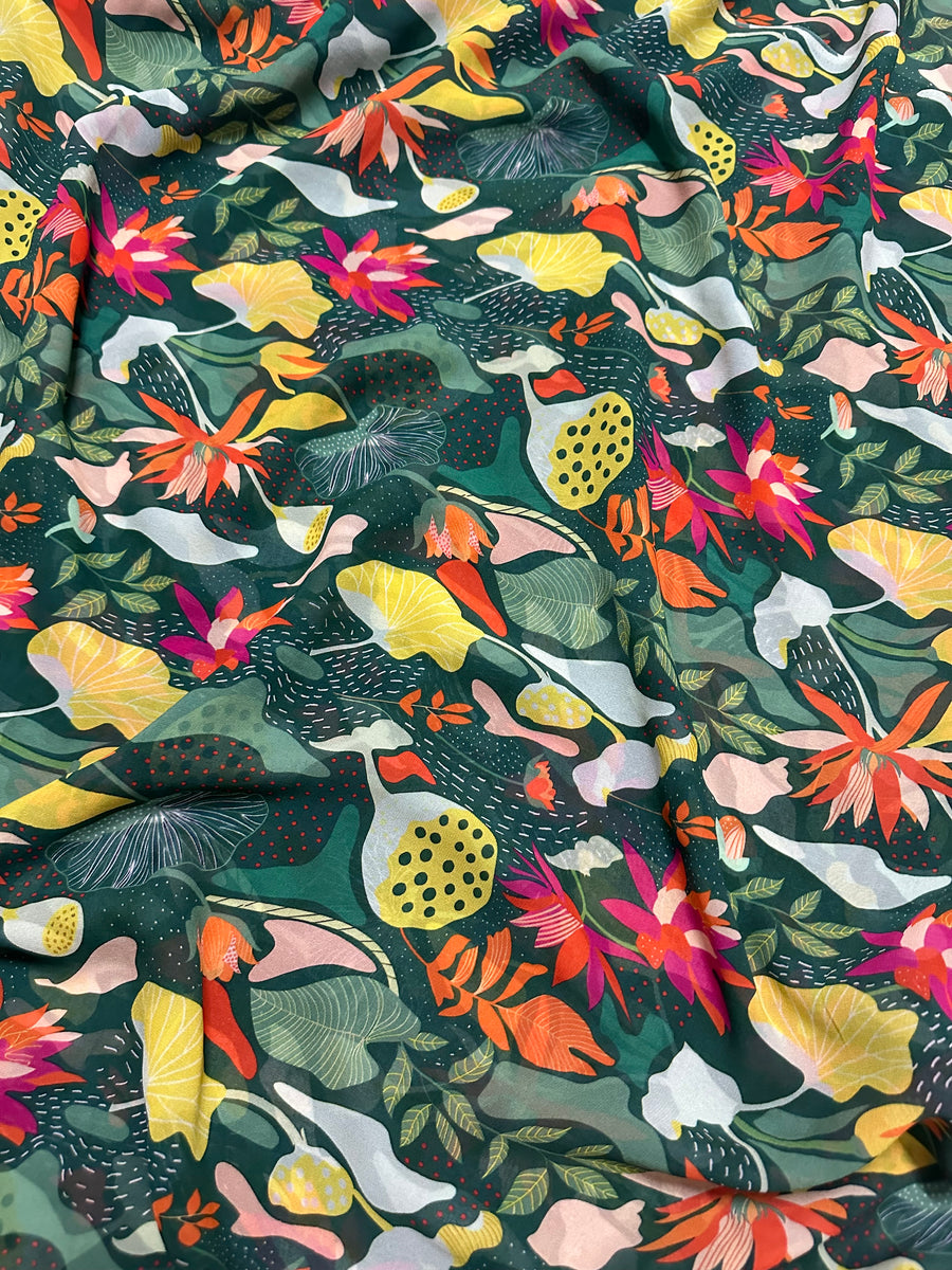 Digital Printed pure georgette fabric