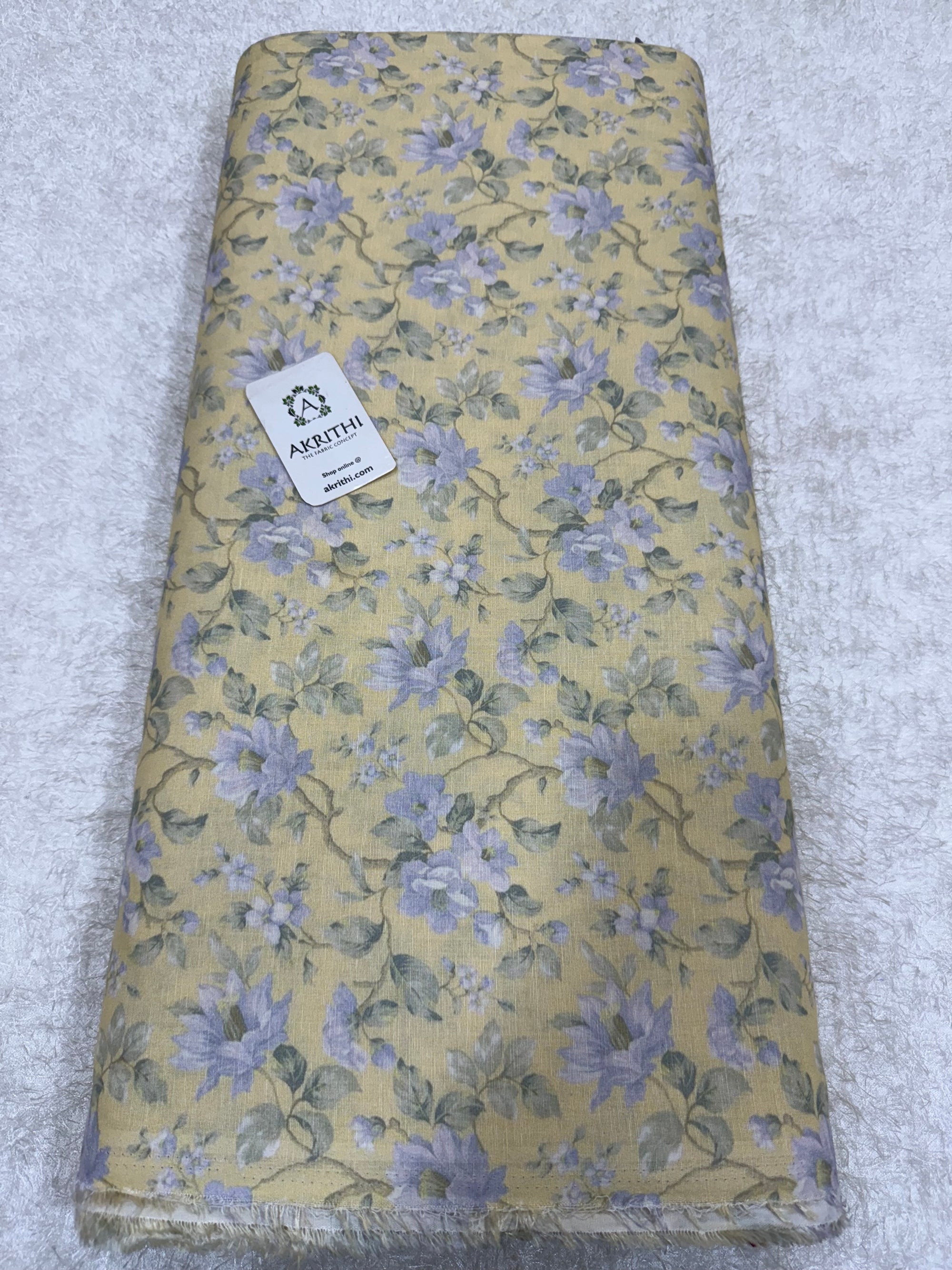 Digital Printed pure linen fabric