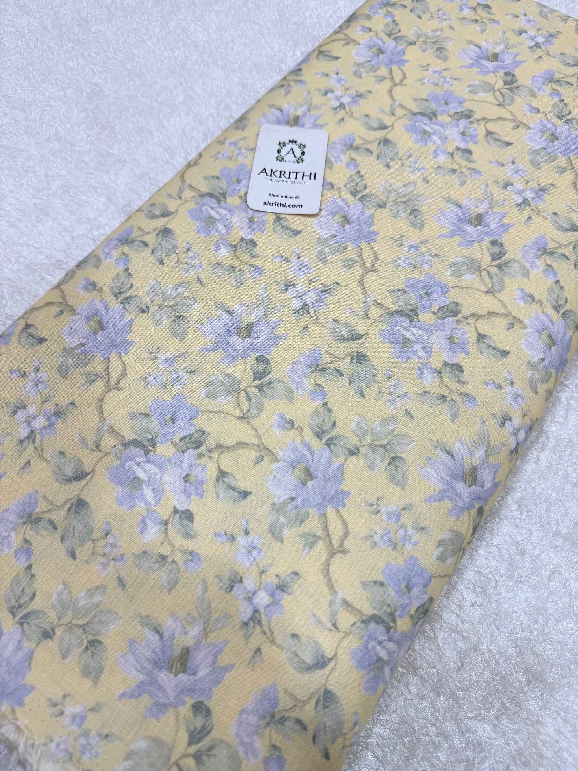 Digital Printed pure linen fabric