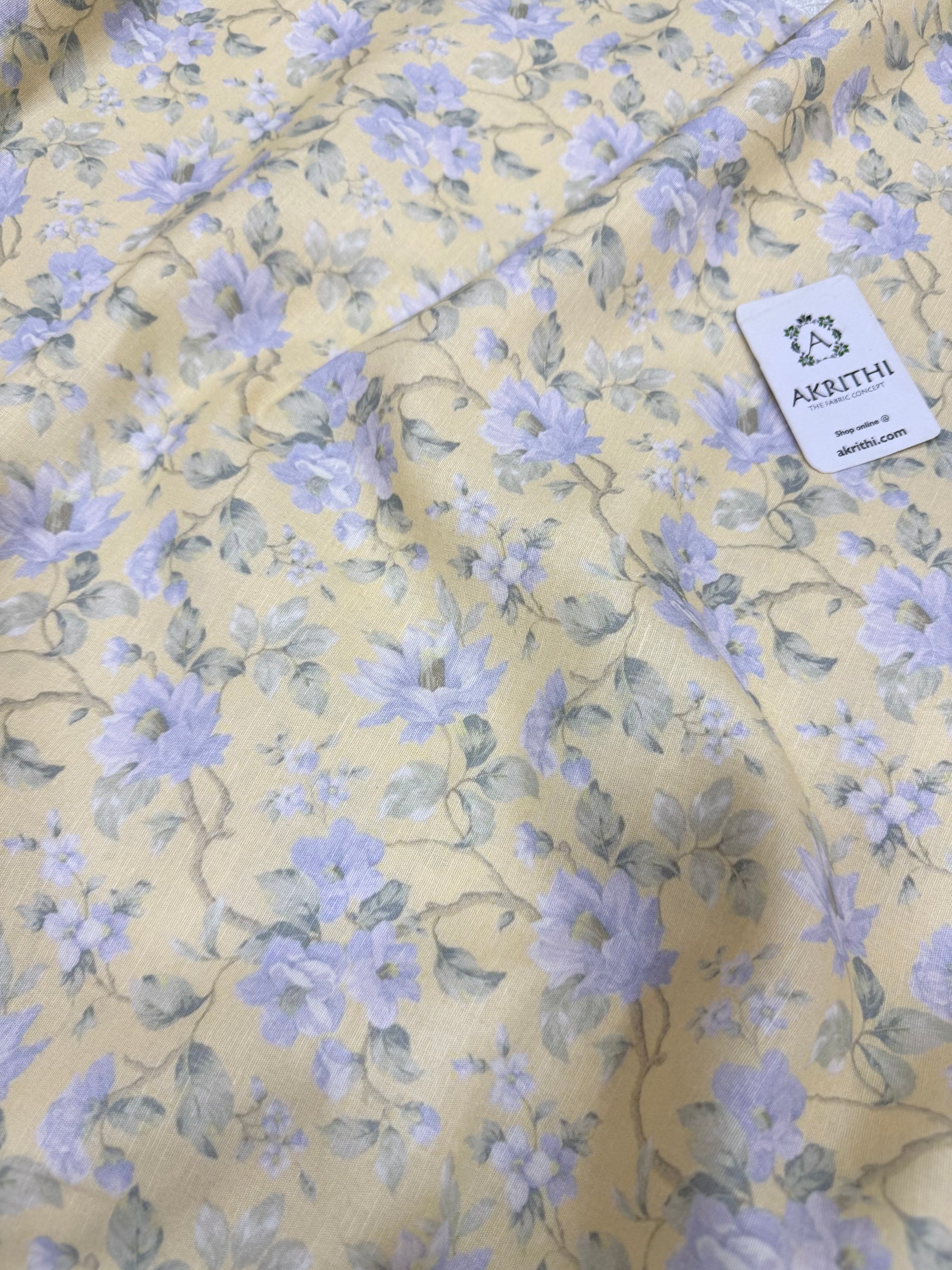 Digital Printed pure linen fabric