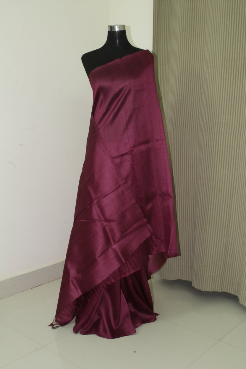 Dupion pure raw silk saree
