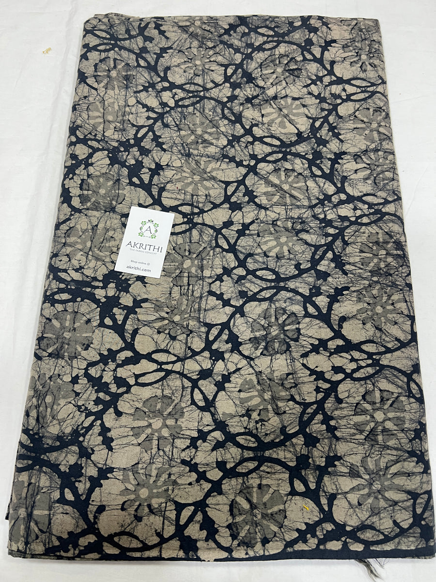 Batik printed pure cotton fabric