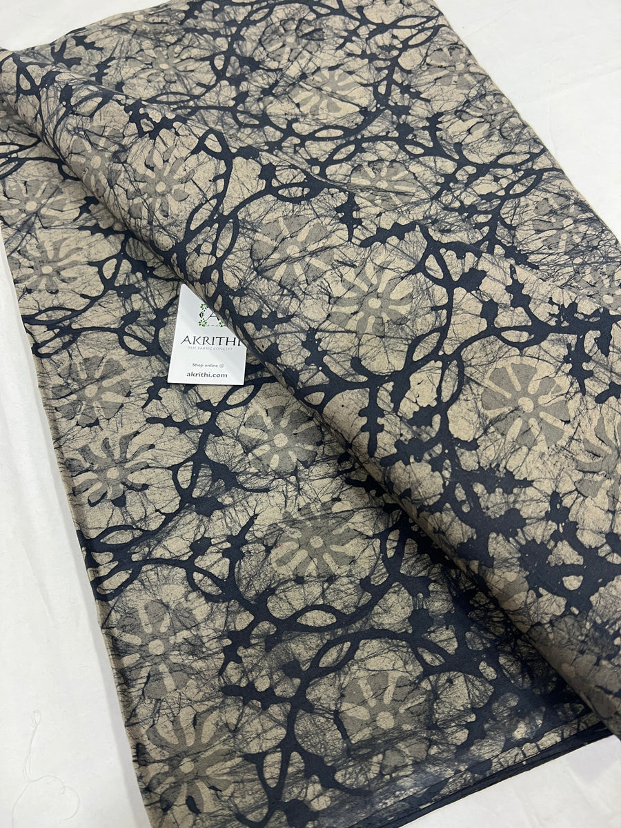 Batik printed pure cotton fabric