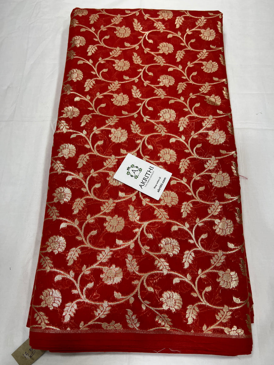 Banarasi chanderi  fabric