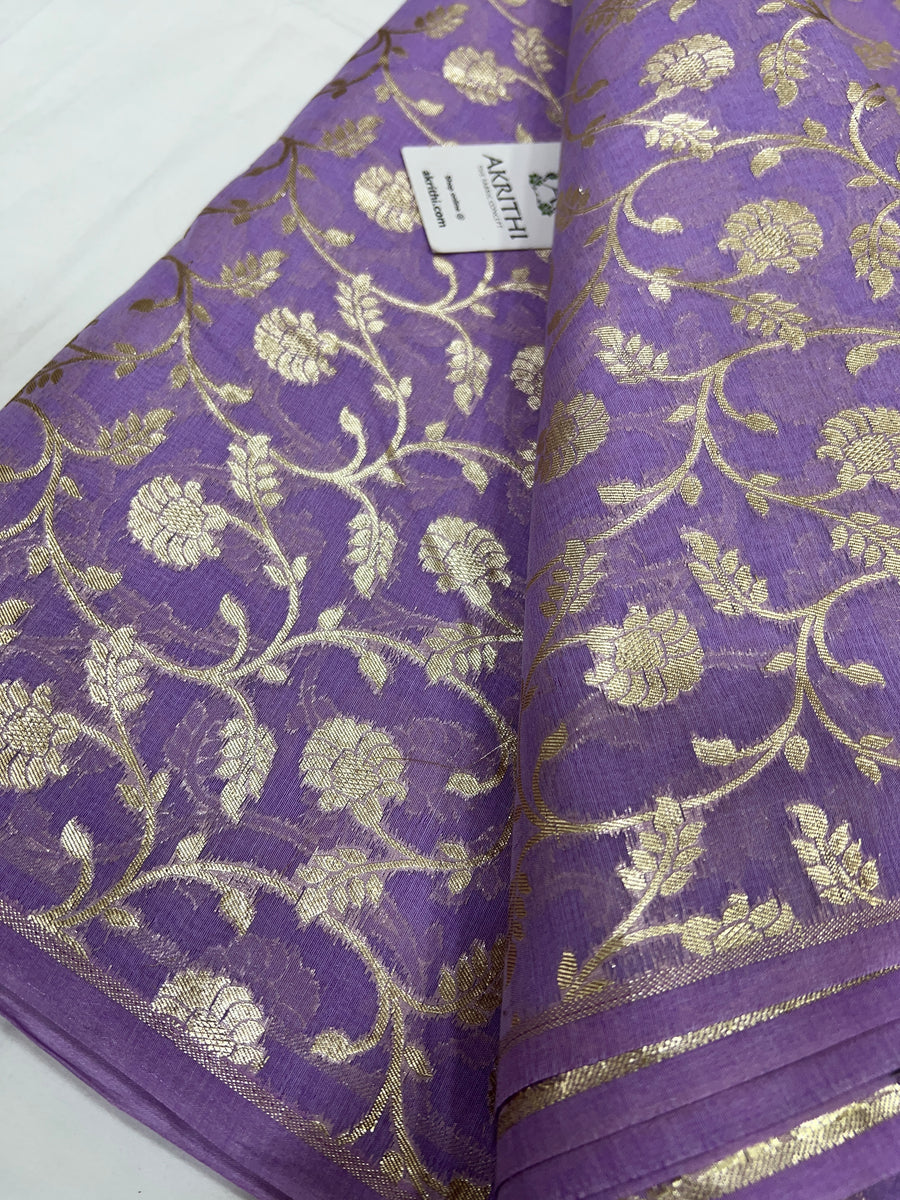 Banarasi chanderi  fabric