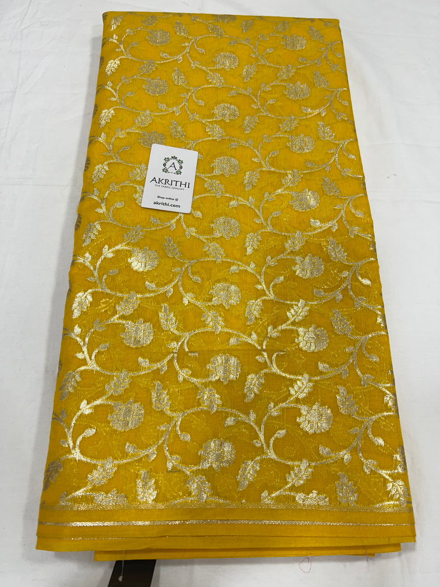 Banarasi chanderi  fabric