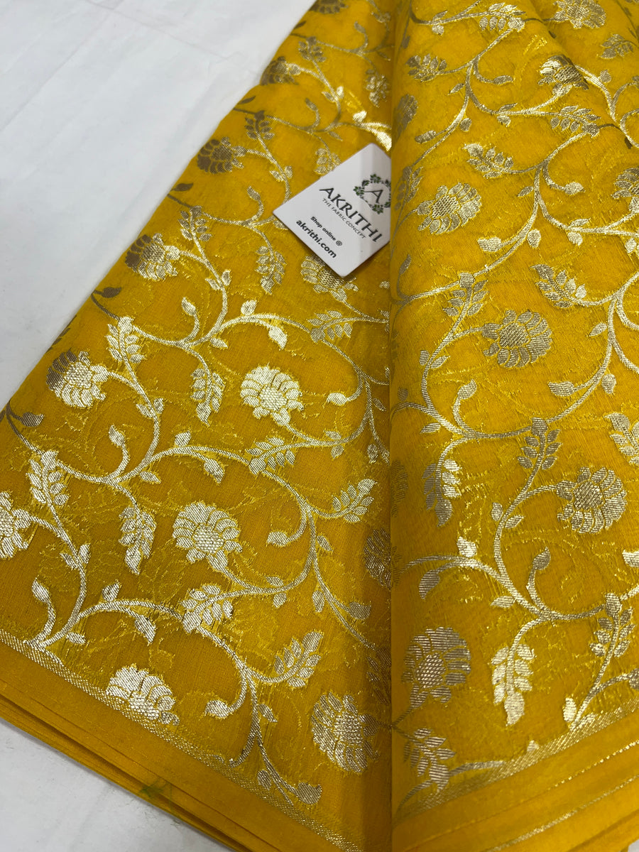 Banarasi chanderi  fabric