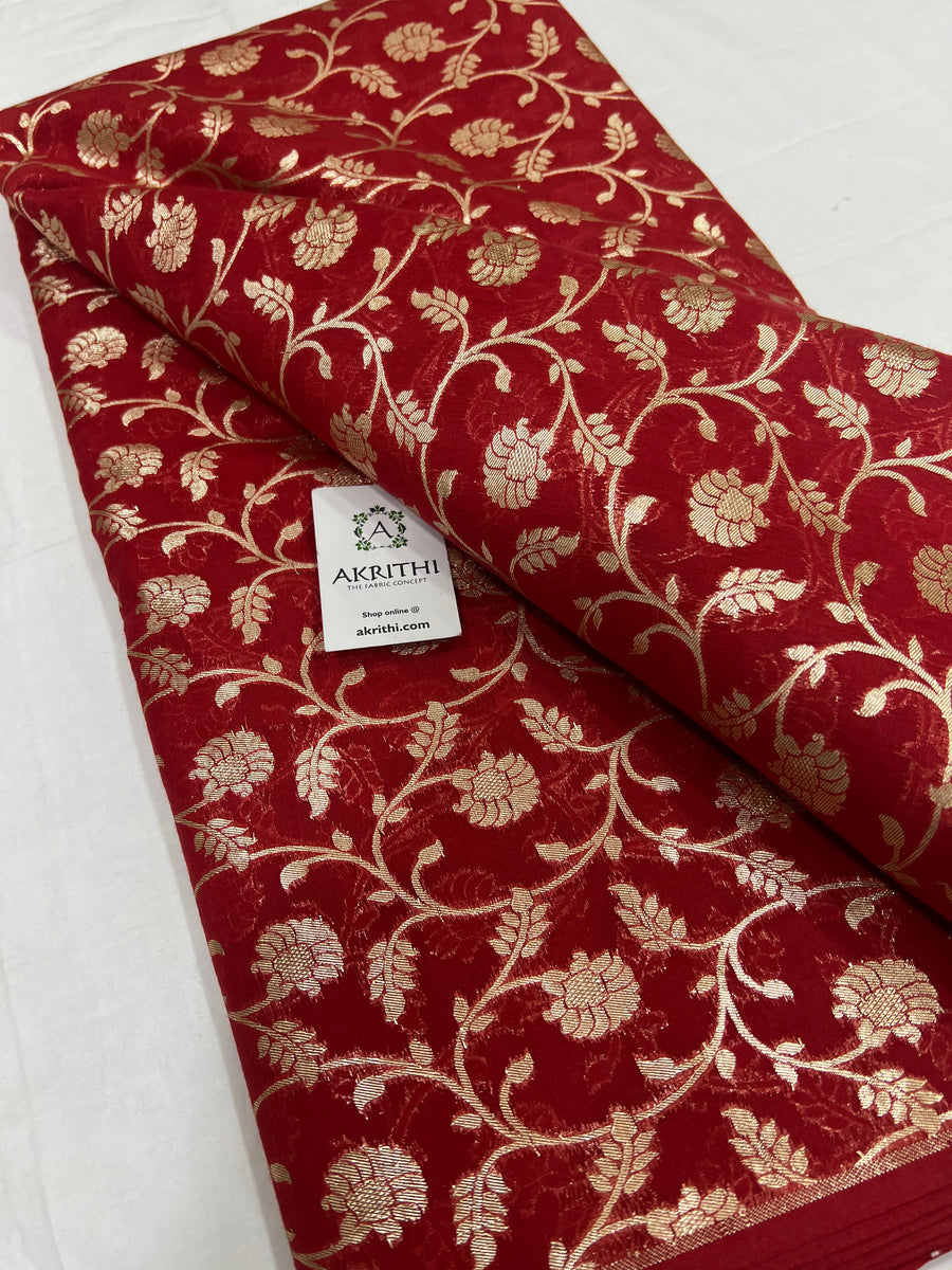 Banarasi chanderi  fabric