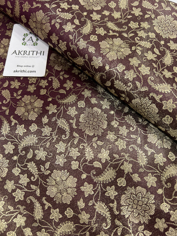 Pure tissue Banarasi brocade fabric