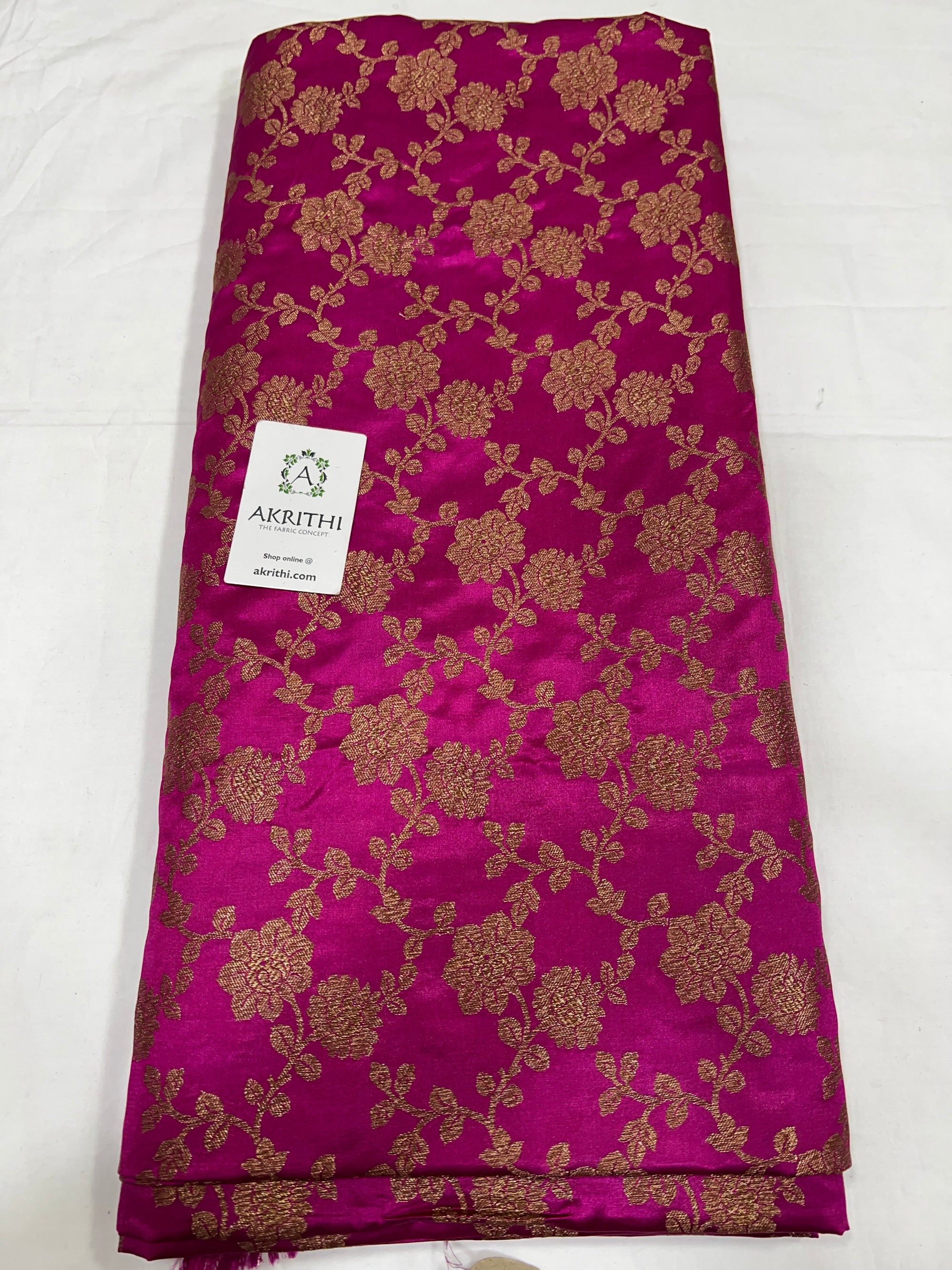 Pure Banarasi brocade fabric