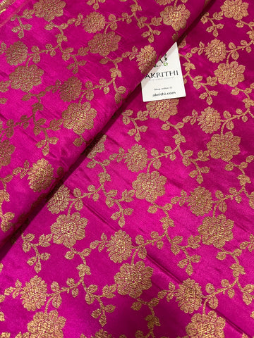 Pure Banarasi brocade fabric