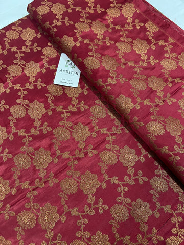 Pure Banarasi brocade fabric