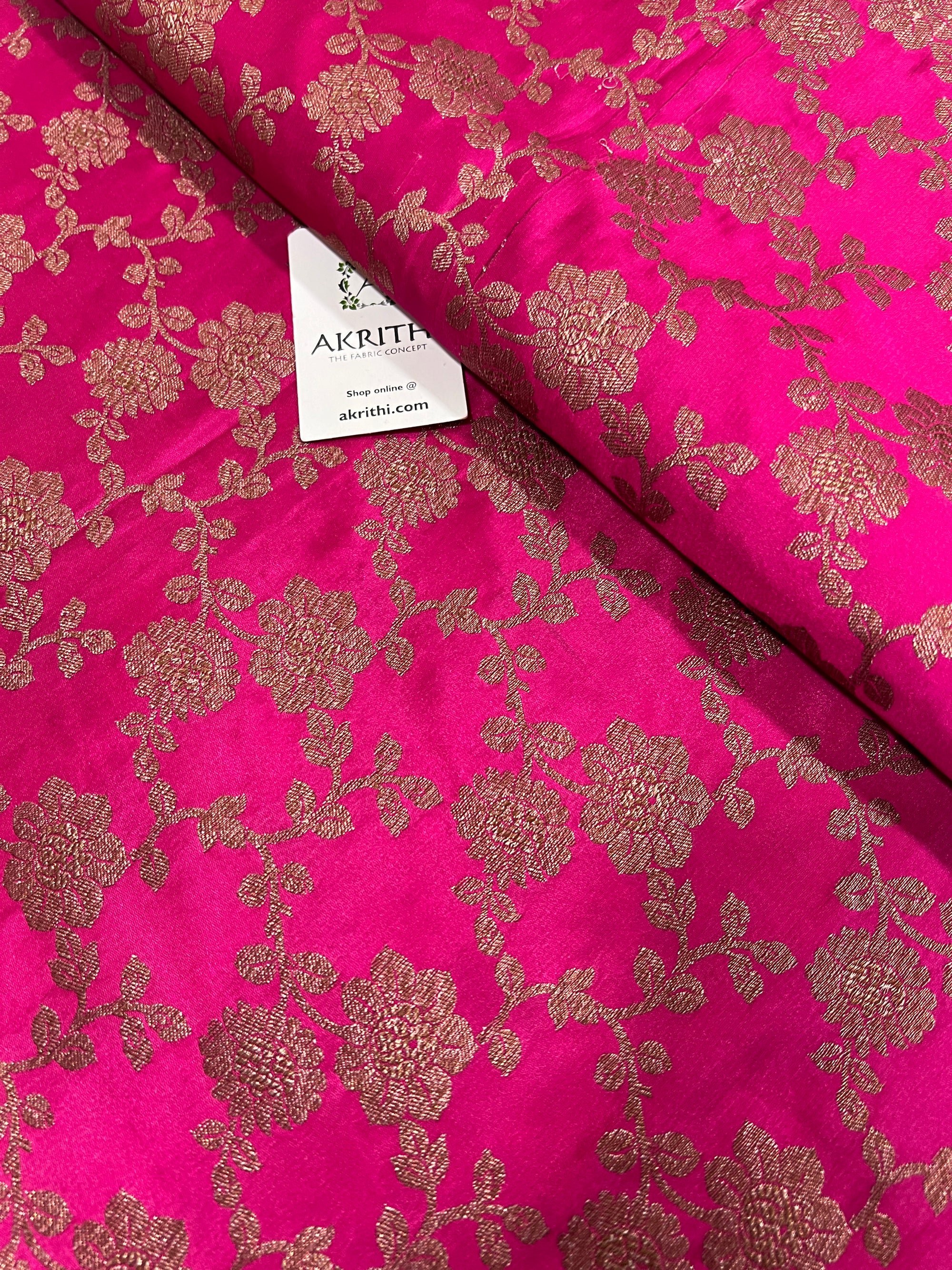 Pure Banarasi brocade fabric