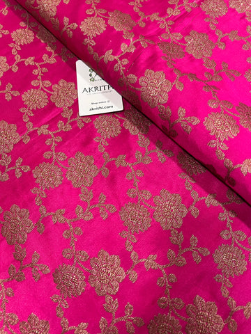 Pure Banarasi brocade fabric