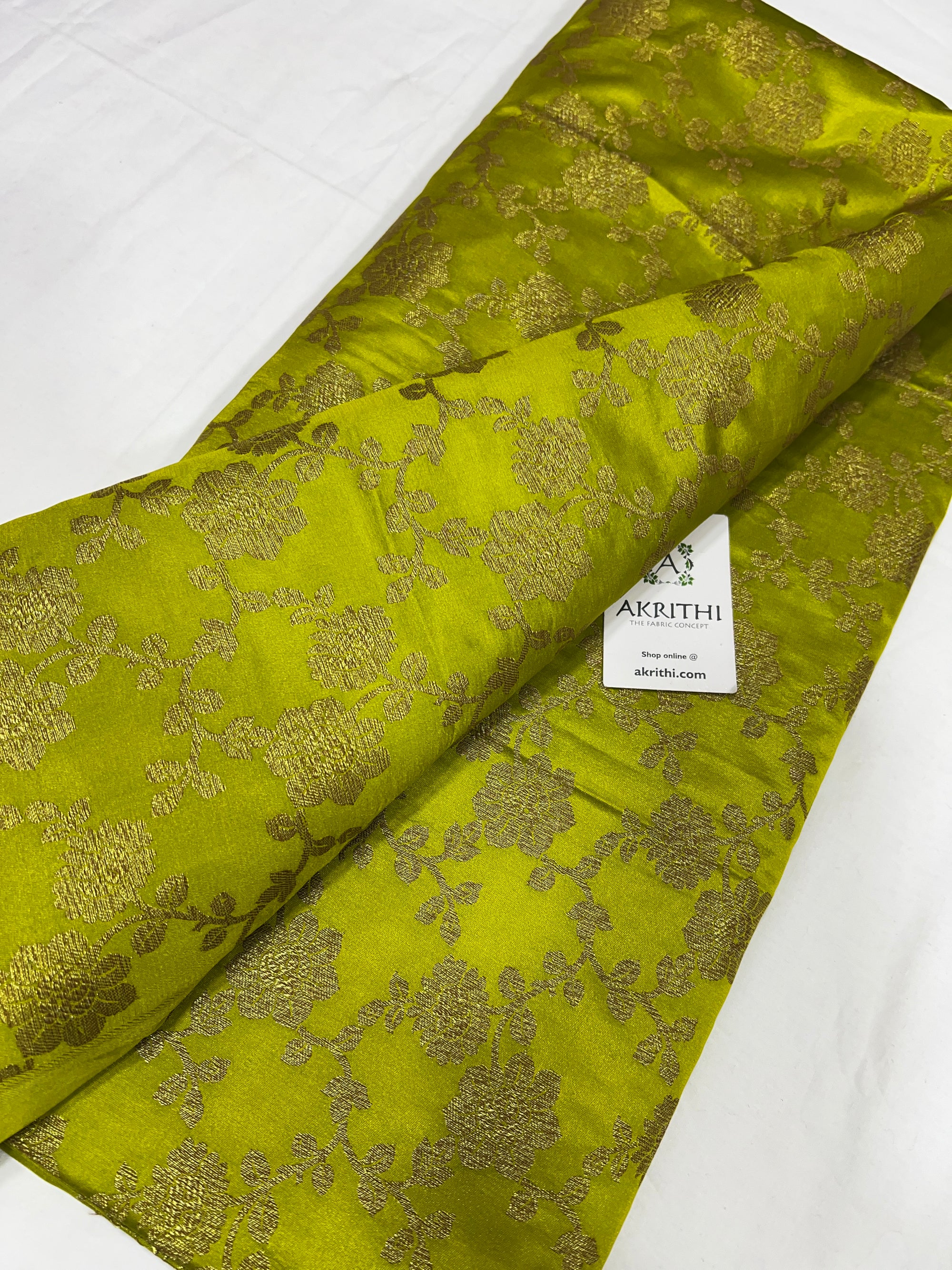 Pure Banarasi brocade fabric antique zari