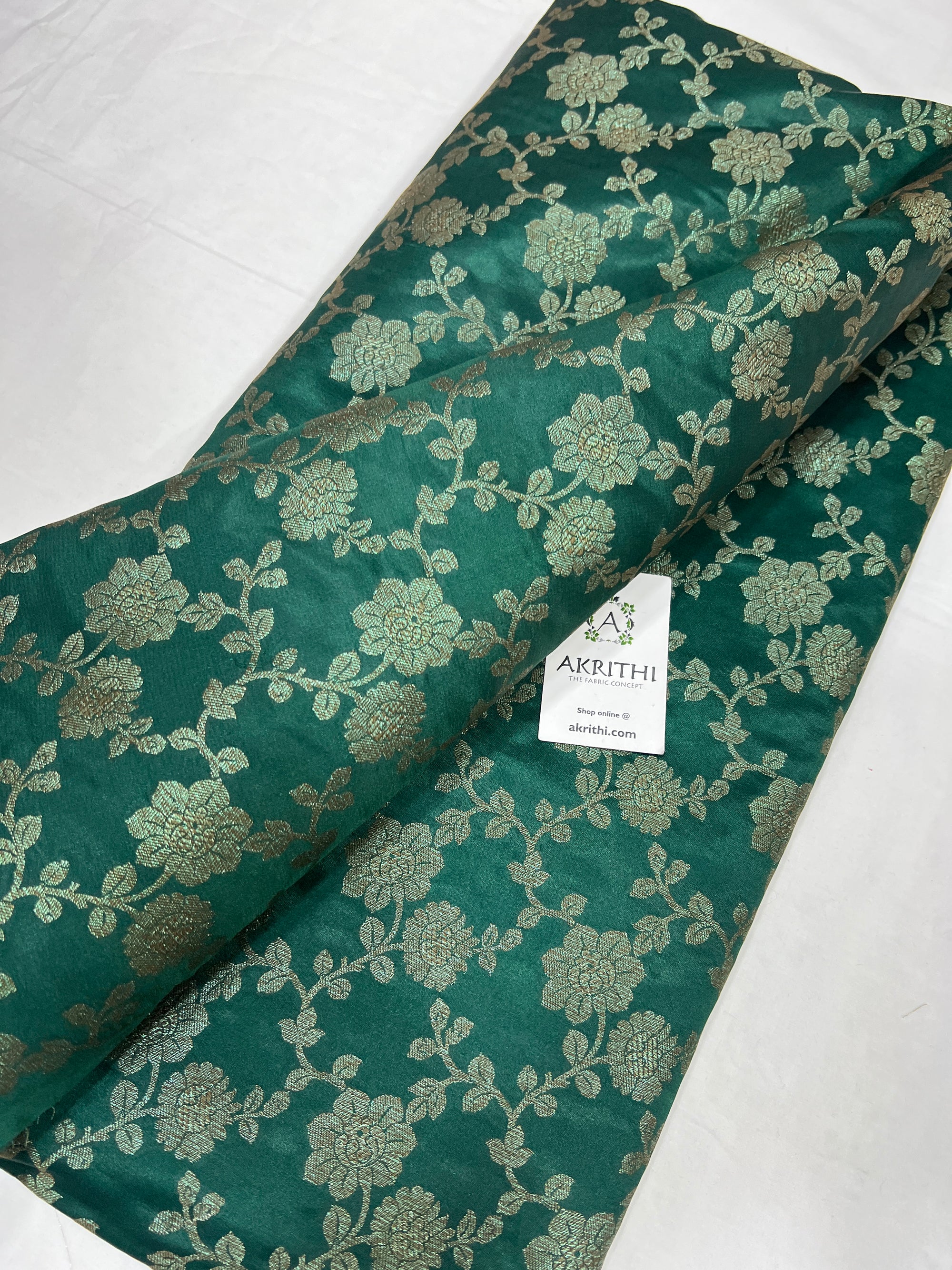 Pure Banarasi brocade fabric antique zari