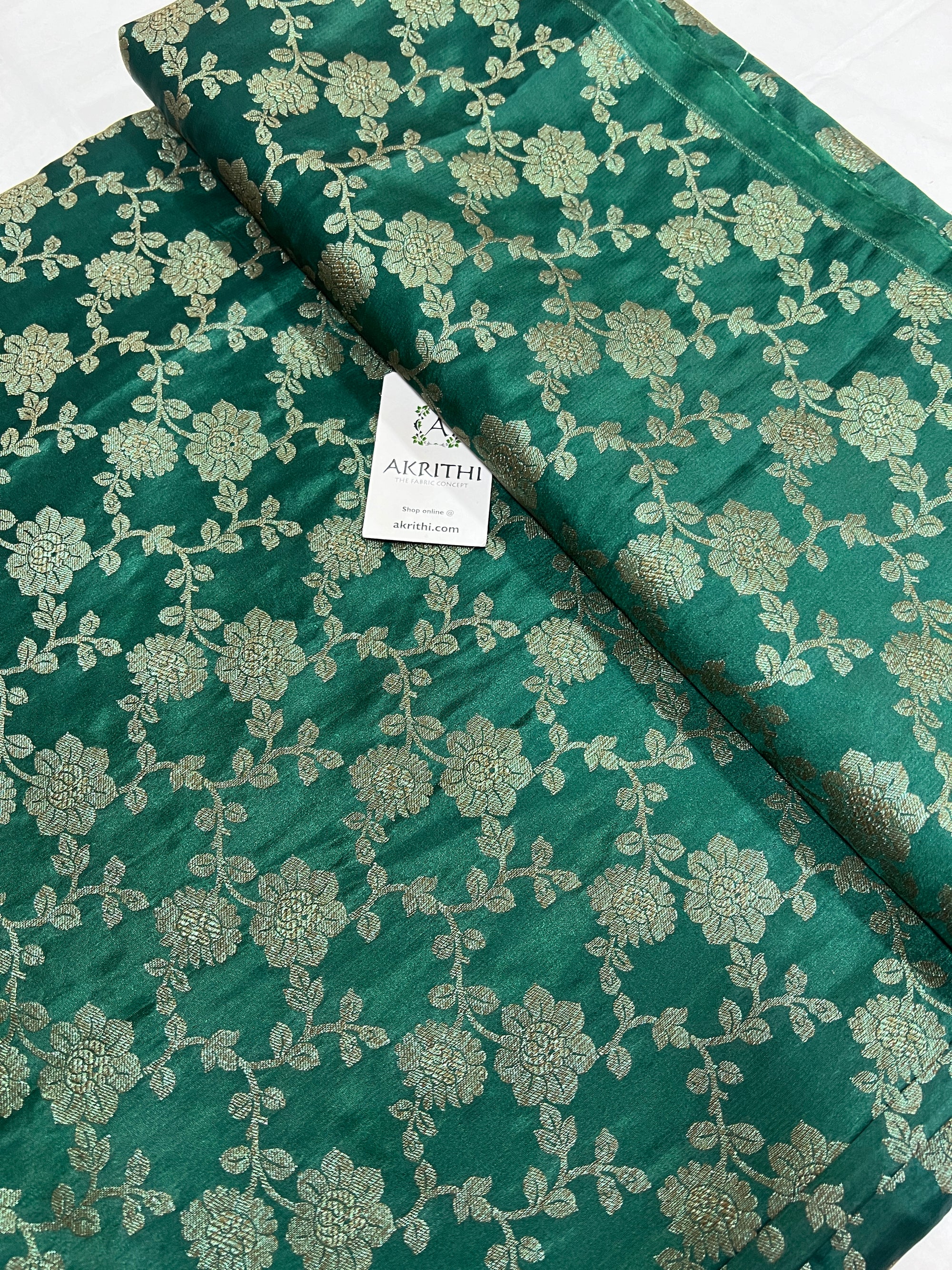 Pure Banarasi brocade fabric antique zari