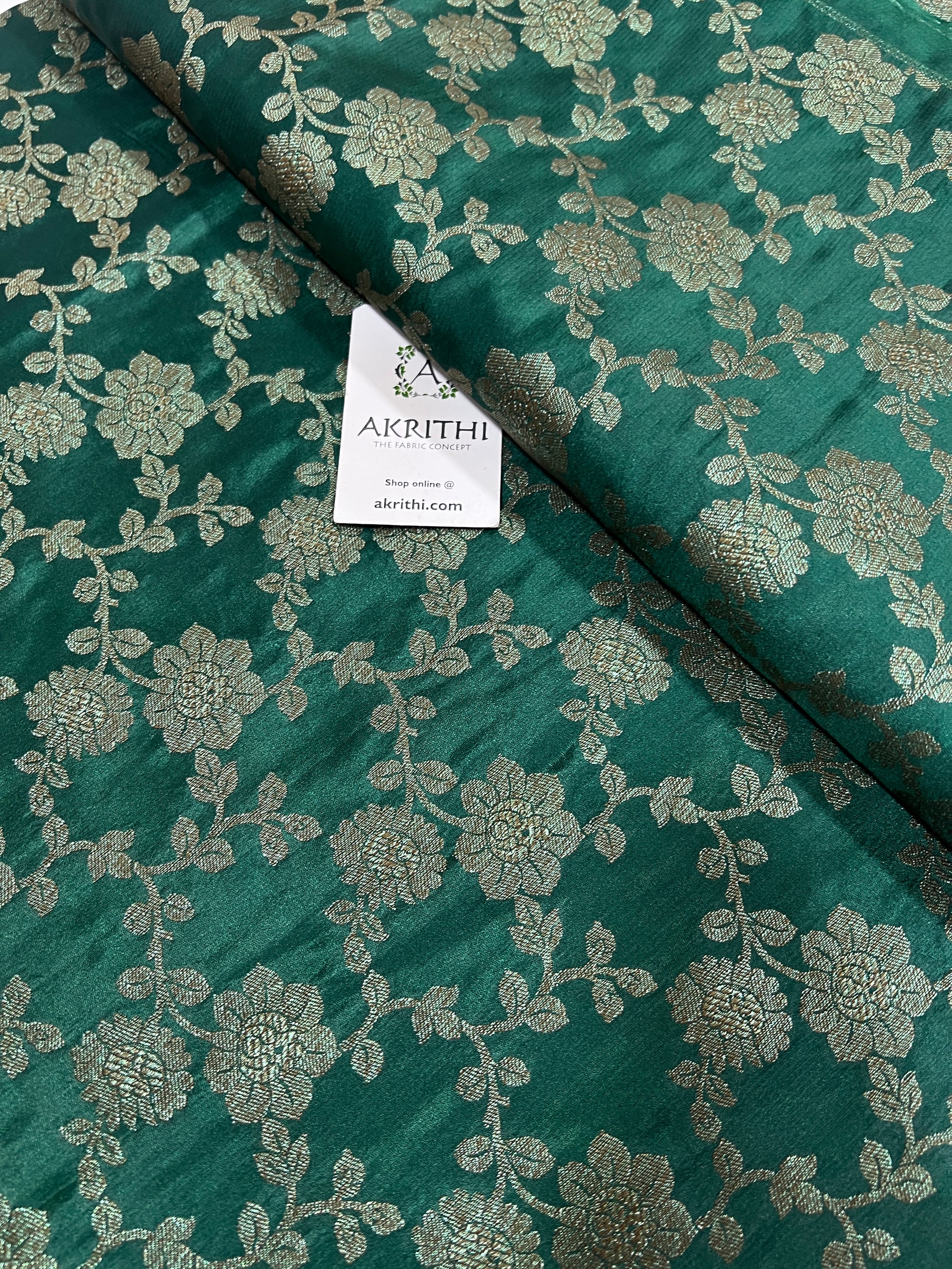 Pure Banarasi brocade fabric antique zari