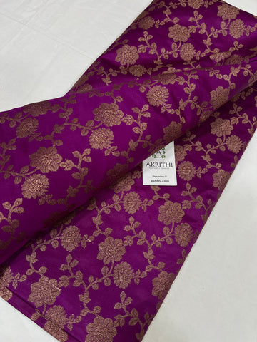 Pure Banarasi brocade fabric antique zari