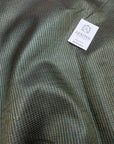 GOLD TISSUE CHECKS PURE TUSSAR SILK FABRIC