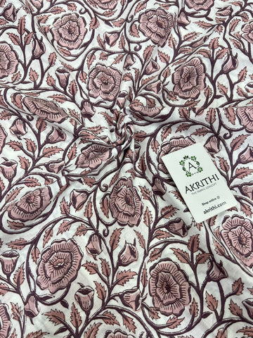 Printed pure cotton fabric 70 centimetre cut piece