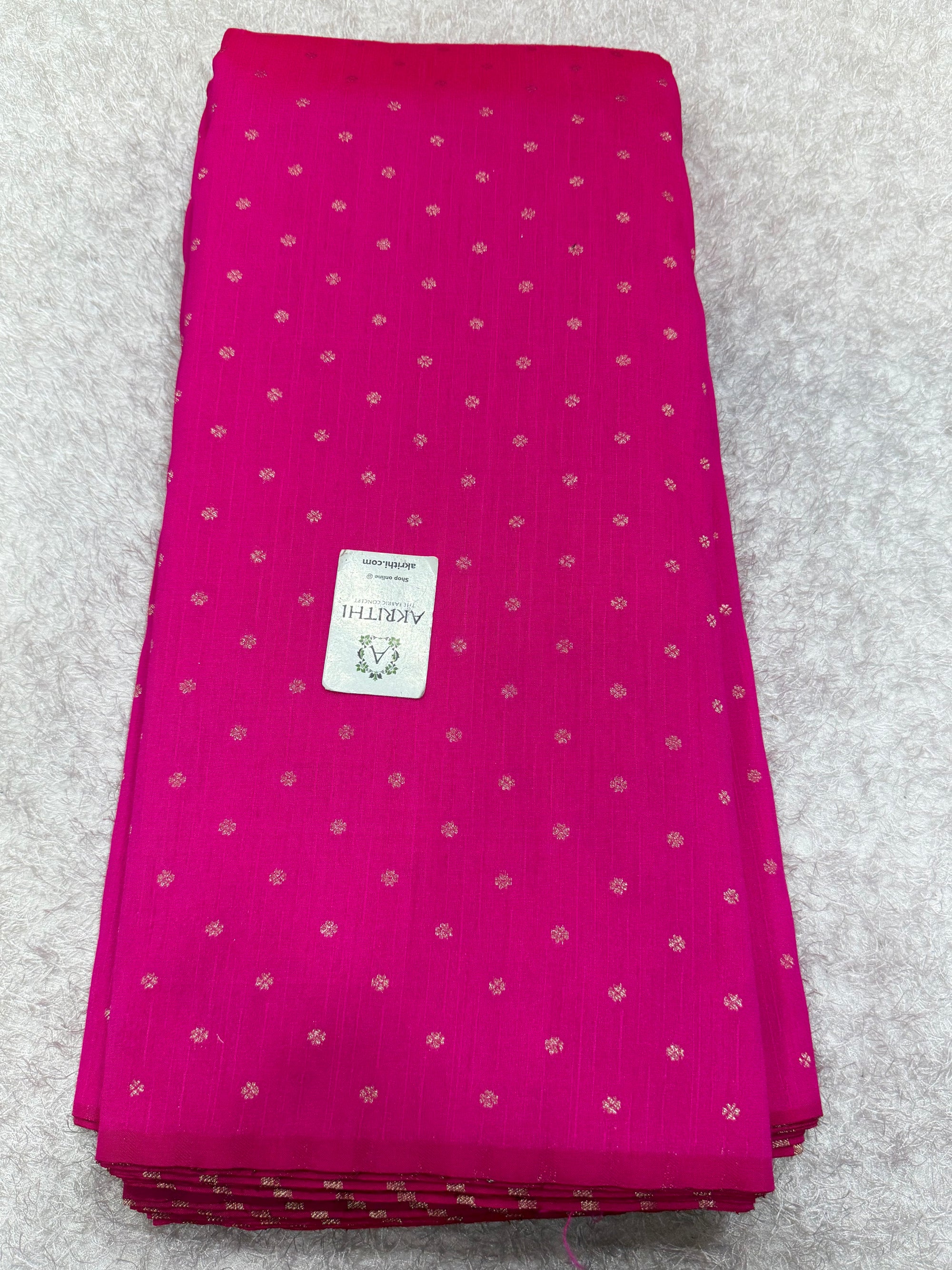 Semi Banarasi raw silk fabric