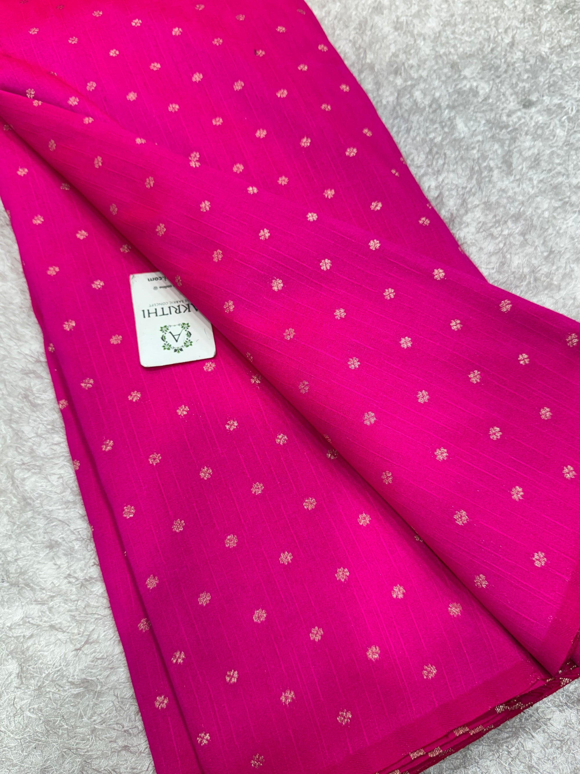 Semi Banarasi raw silk fabric