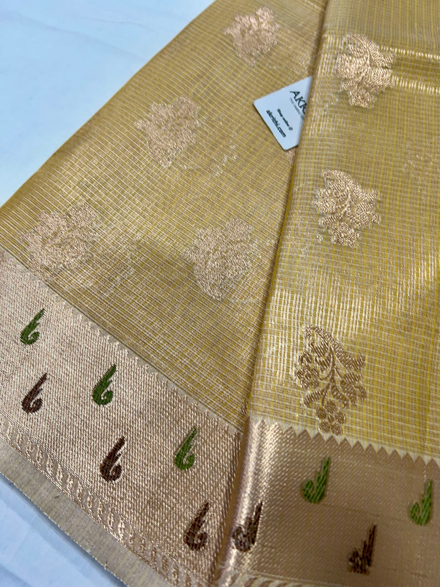 Woven Kota tissue saree