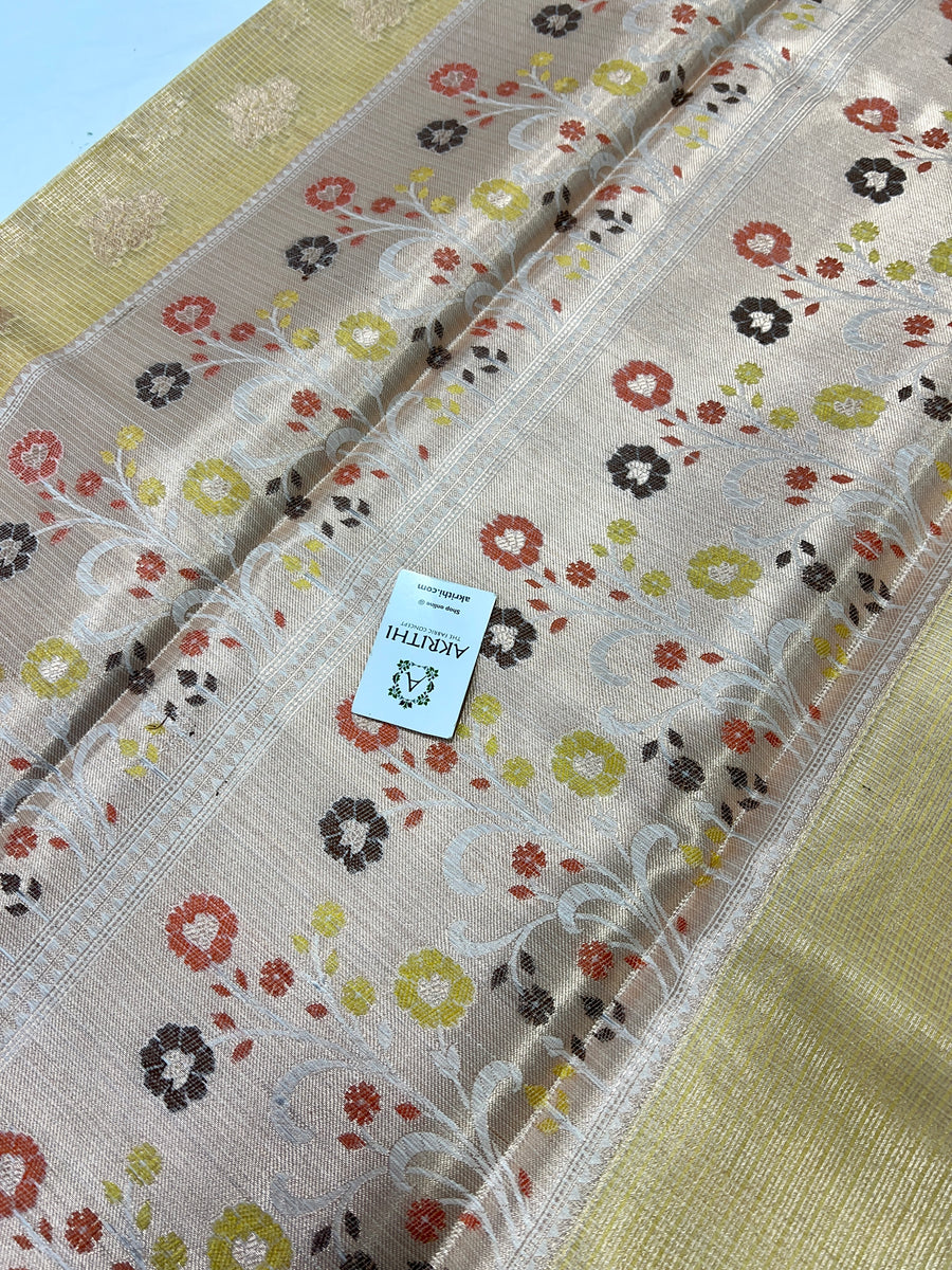 Woven Kota tissue saree