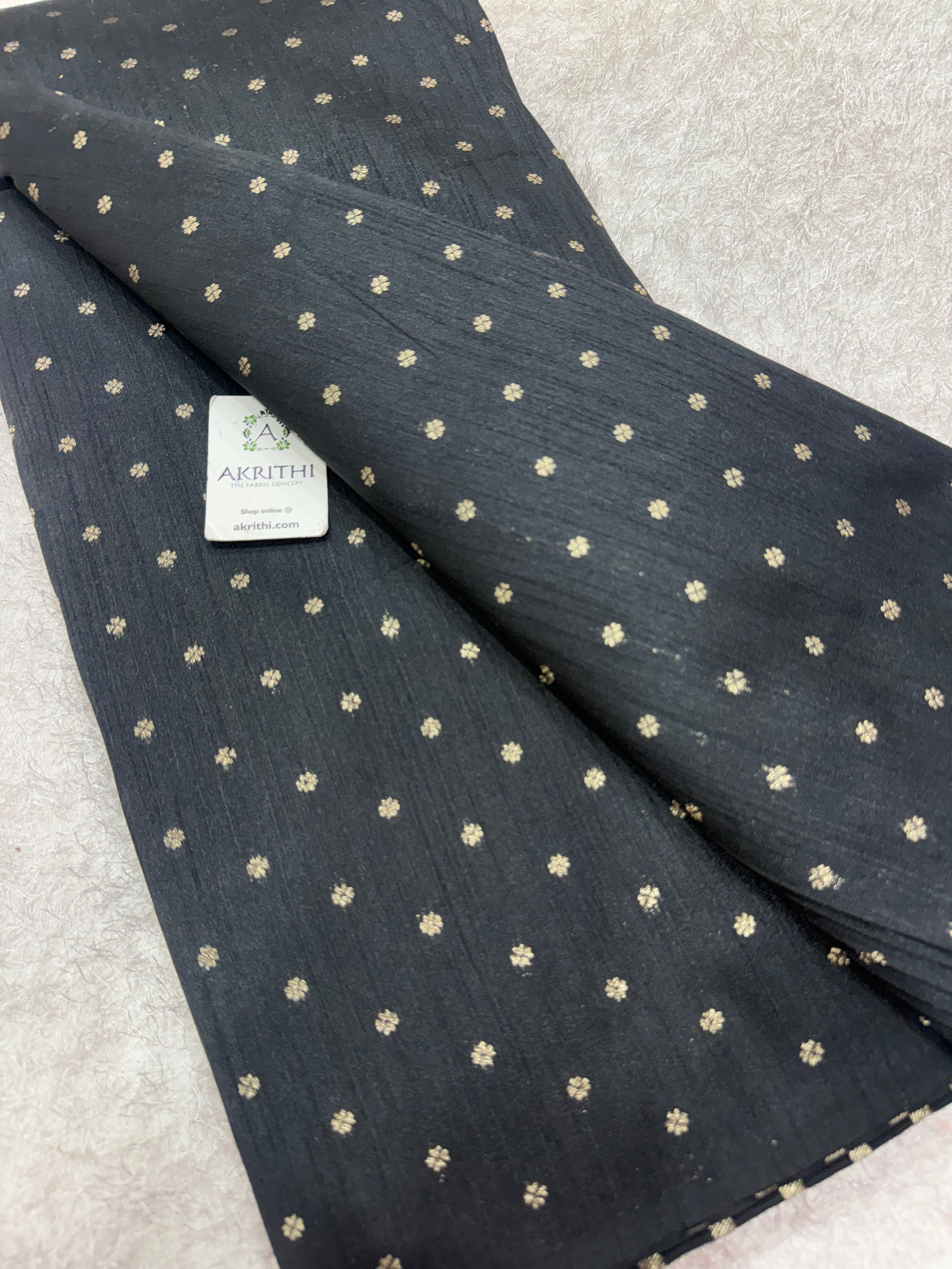 Semi Banarasi raw silk fabric