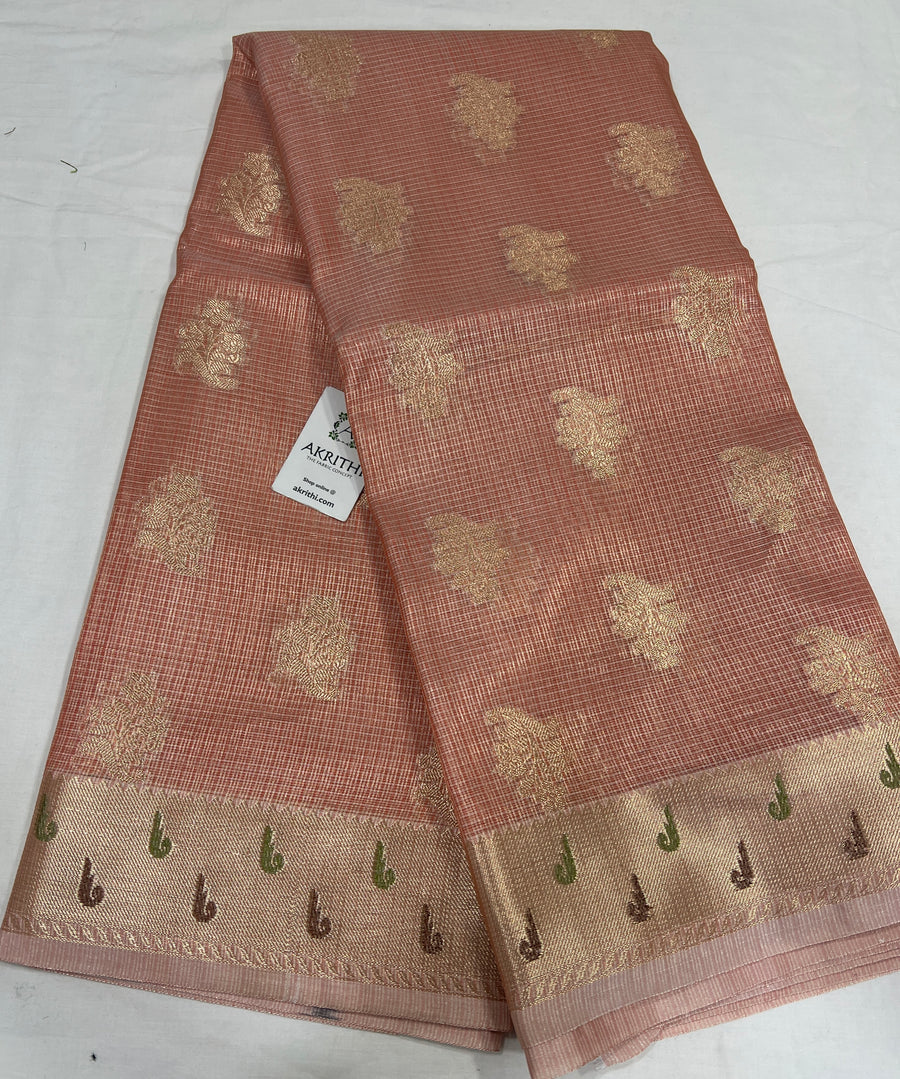 Woven Kota tissue saree