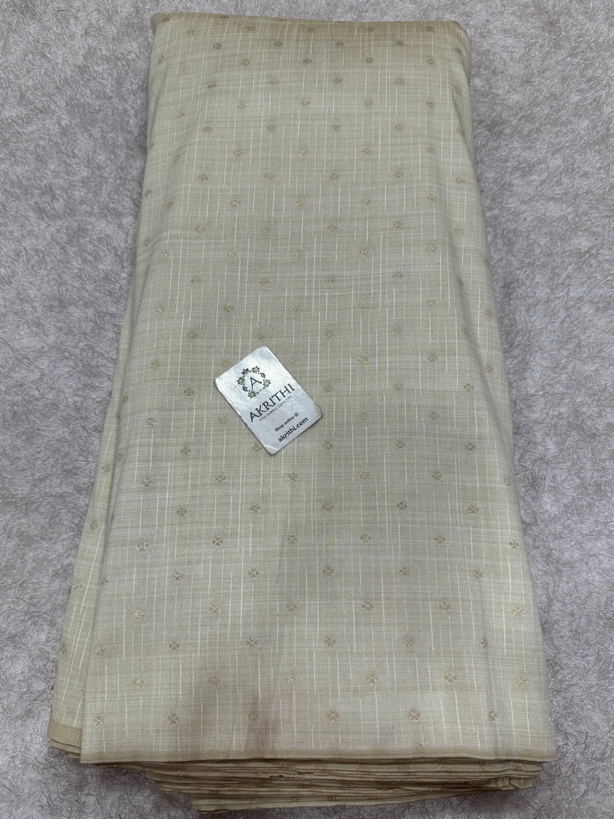 Semi Banarasi raw silk fabric