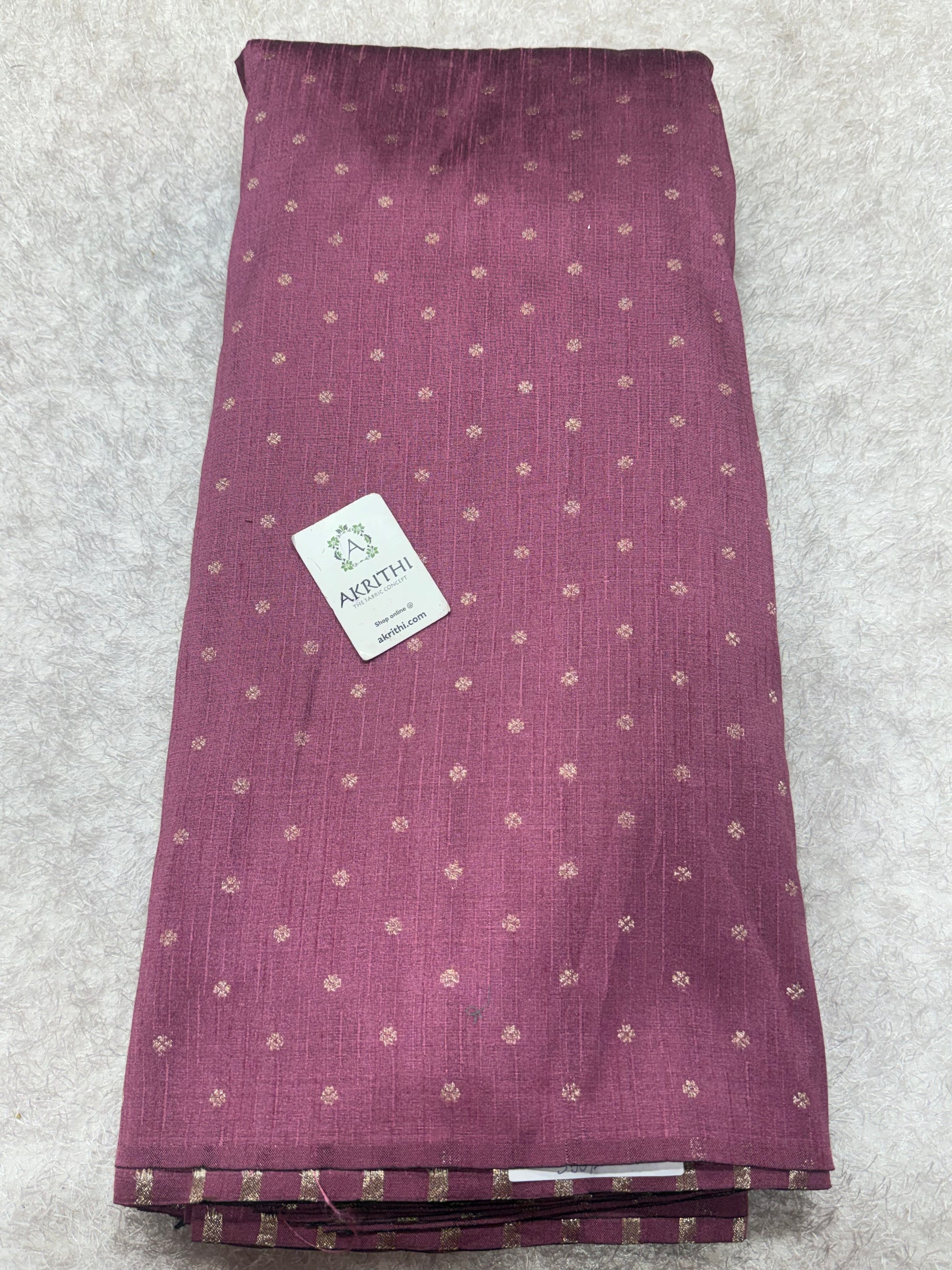 Semi Banarasi raw silk fabric