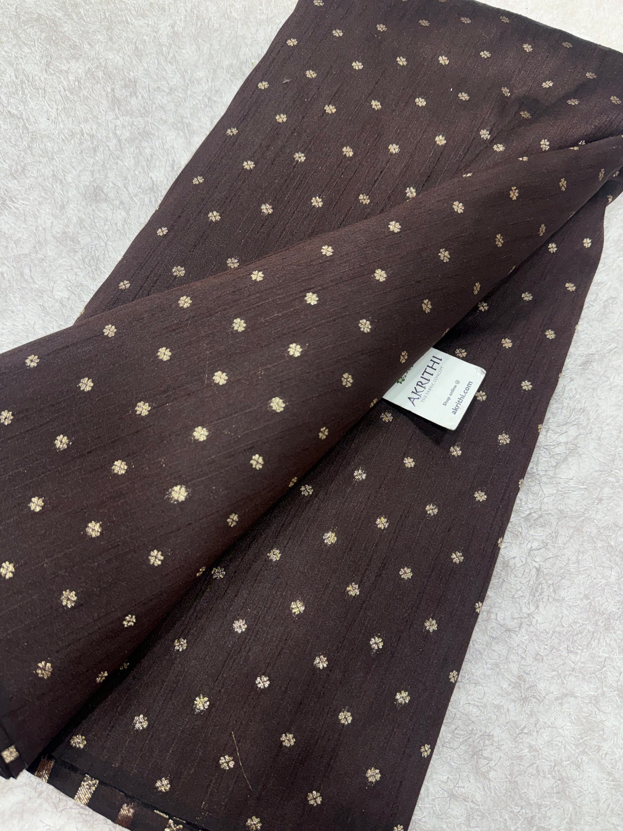 Semi Banarasi raw silk fabric