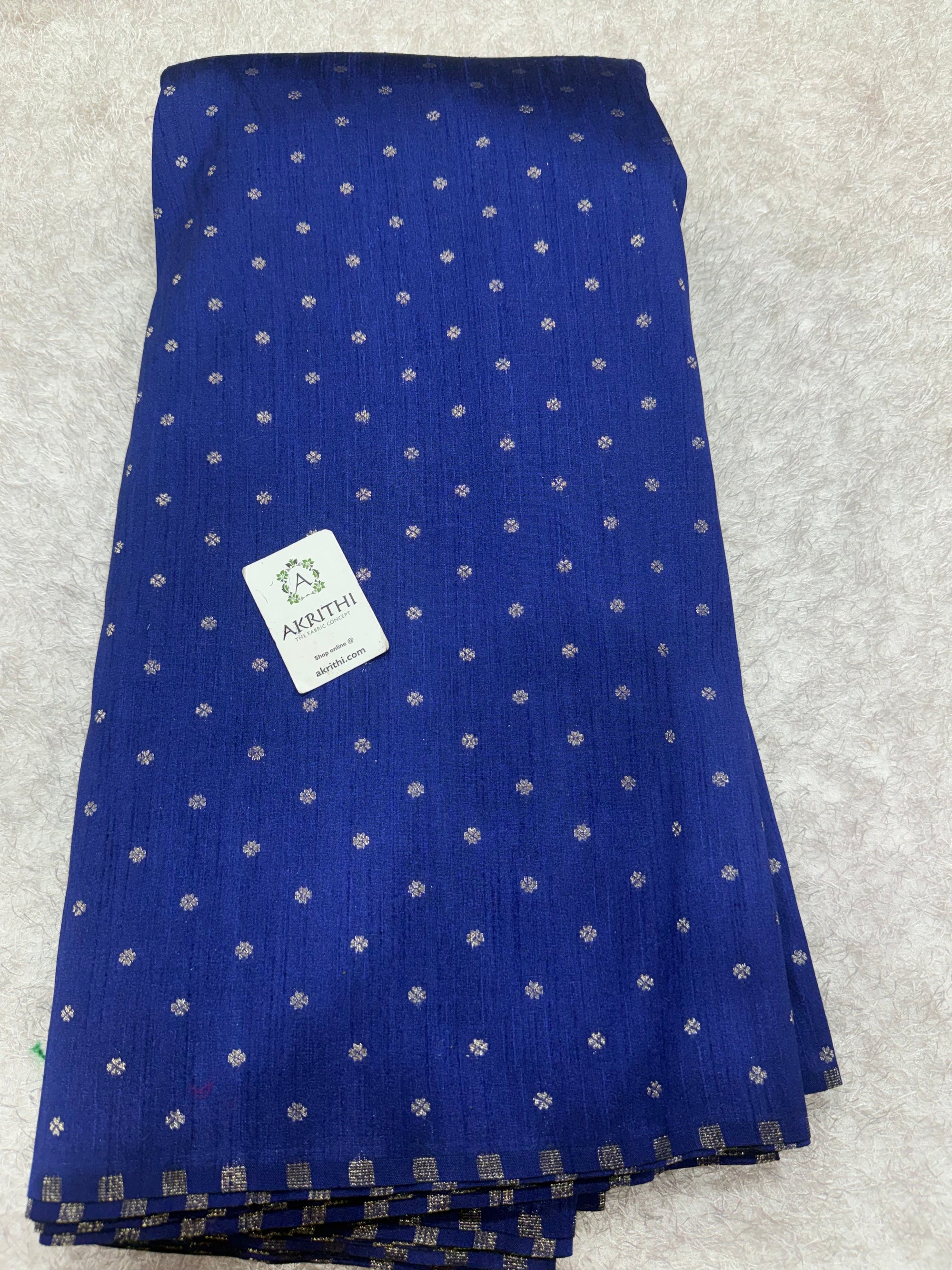 Semi Banarasi raw silk fabric