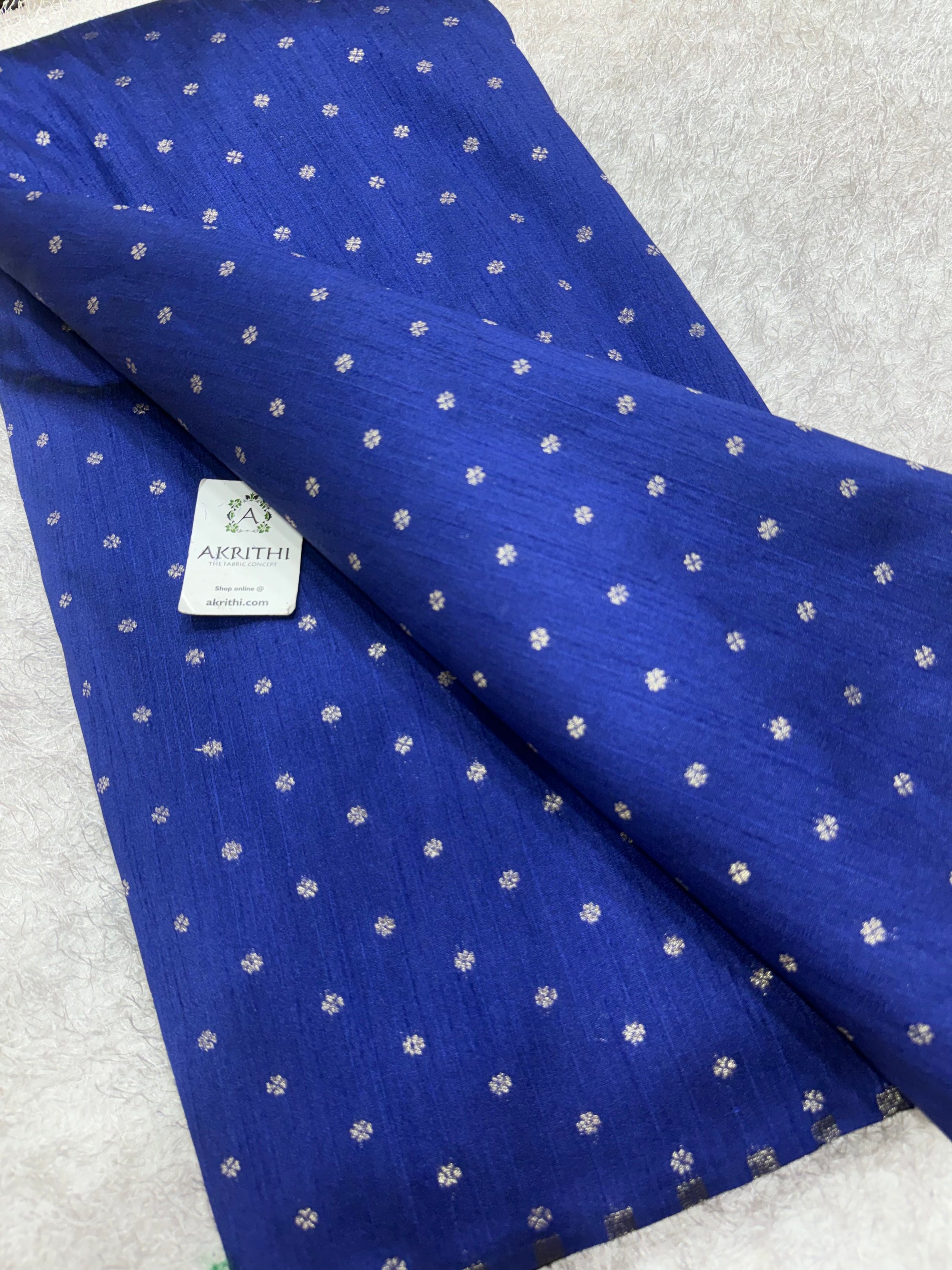 Semi Banarasi raw silk fabric
