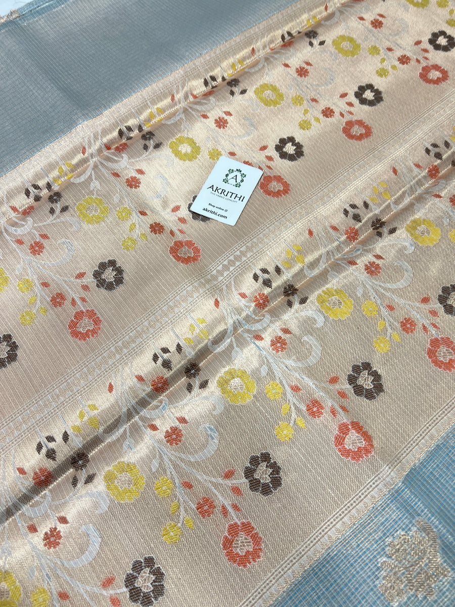 Woven Kota tissue saree