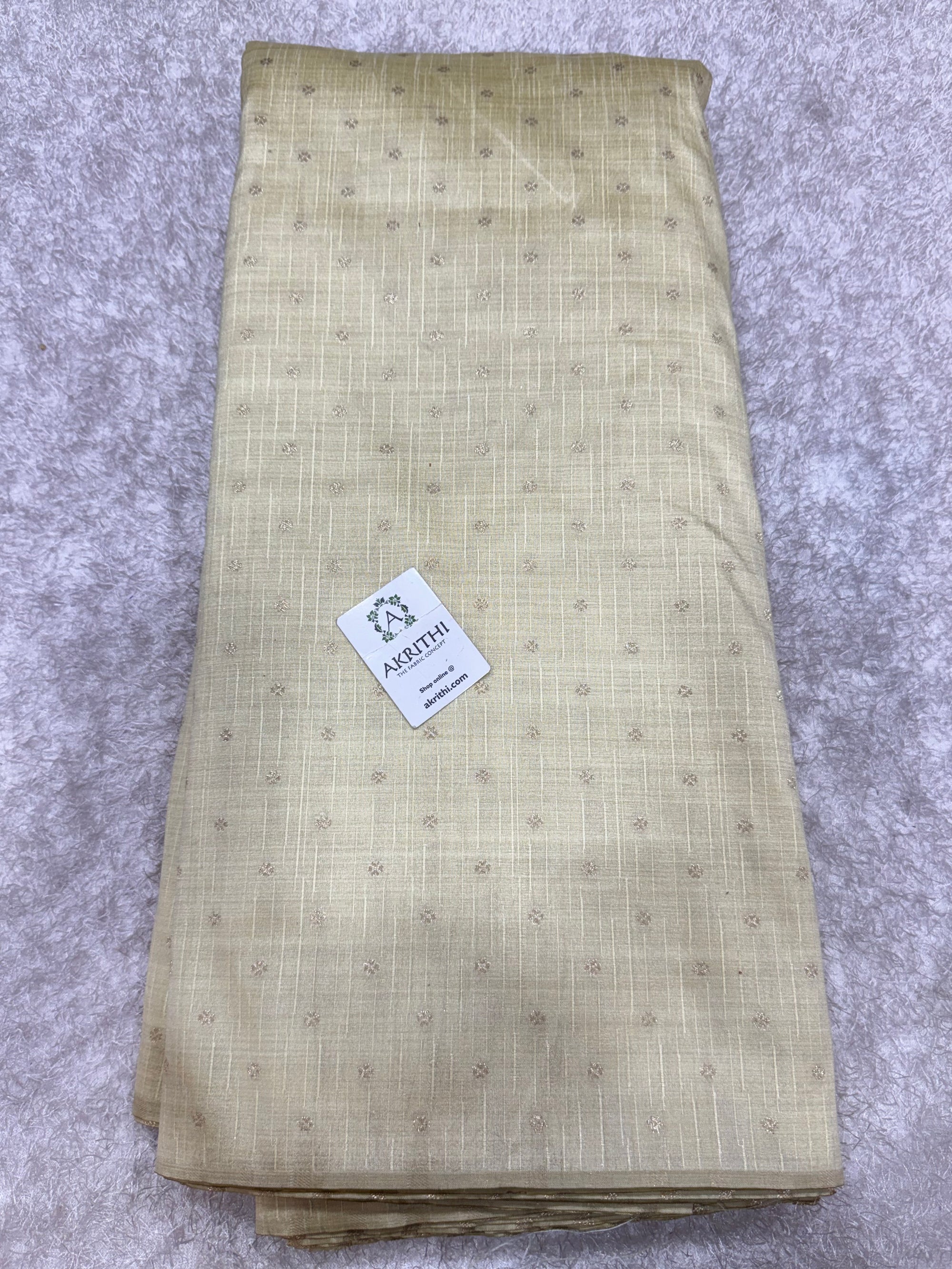 Semi Banarasi raw silk fabric