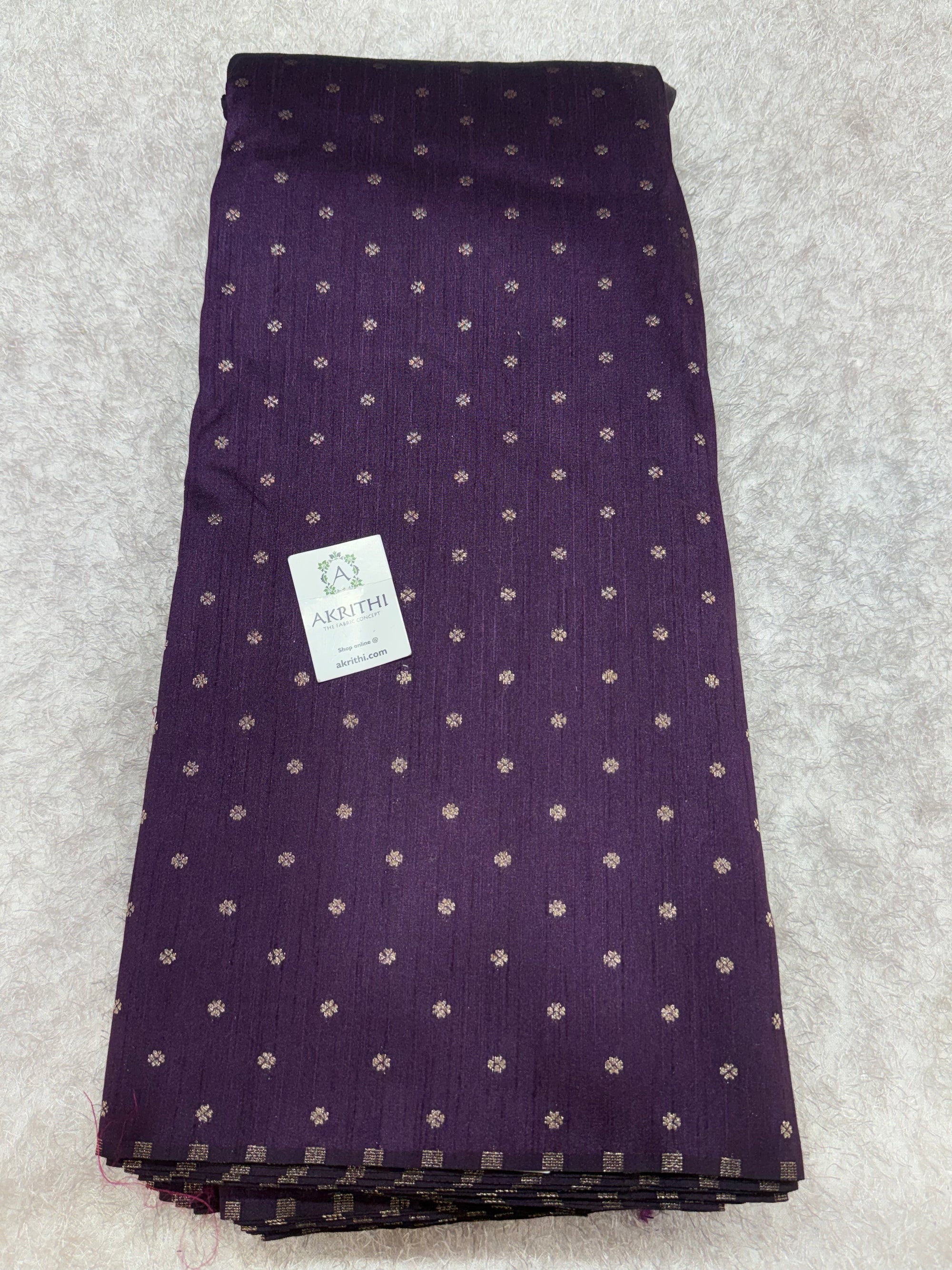 Semi Banarasi raw silk fabric