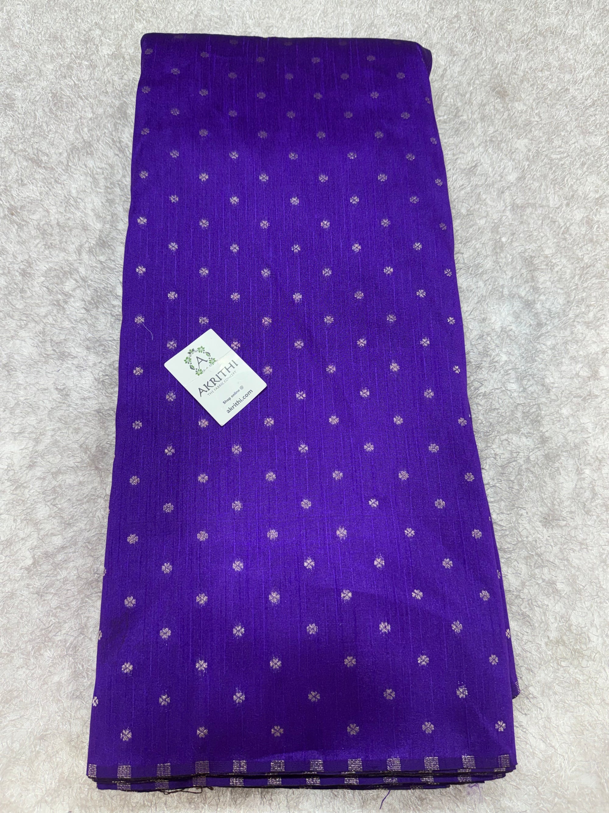 Semi Banarasi raw silk fabric