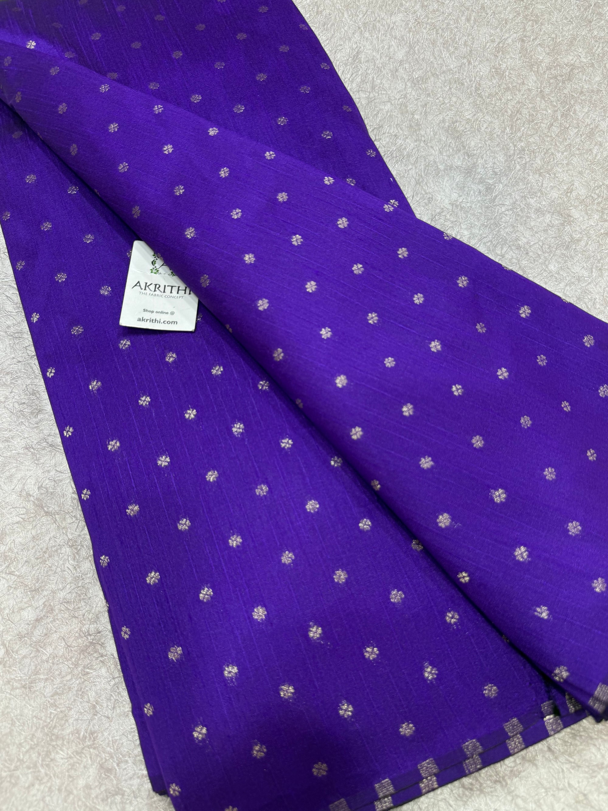 Semi Banarasi raw silk fabric