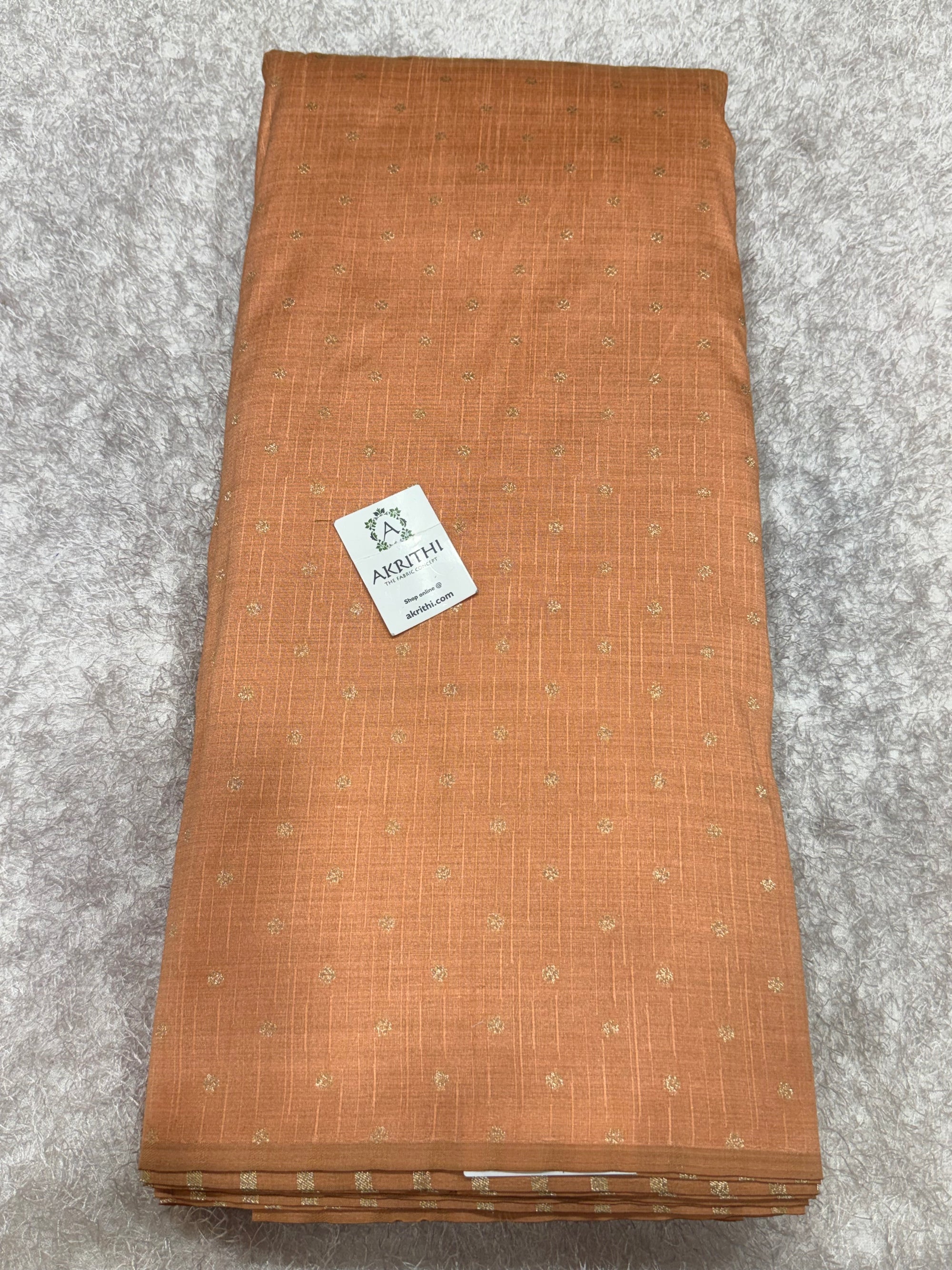 Semi Banarasi raw silk fabric