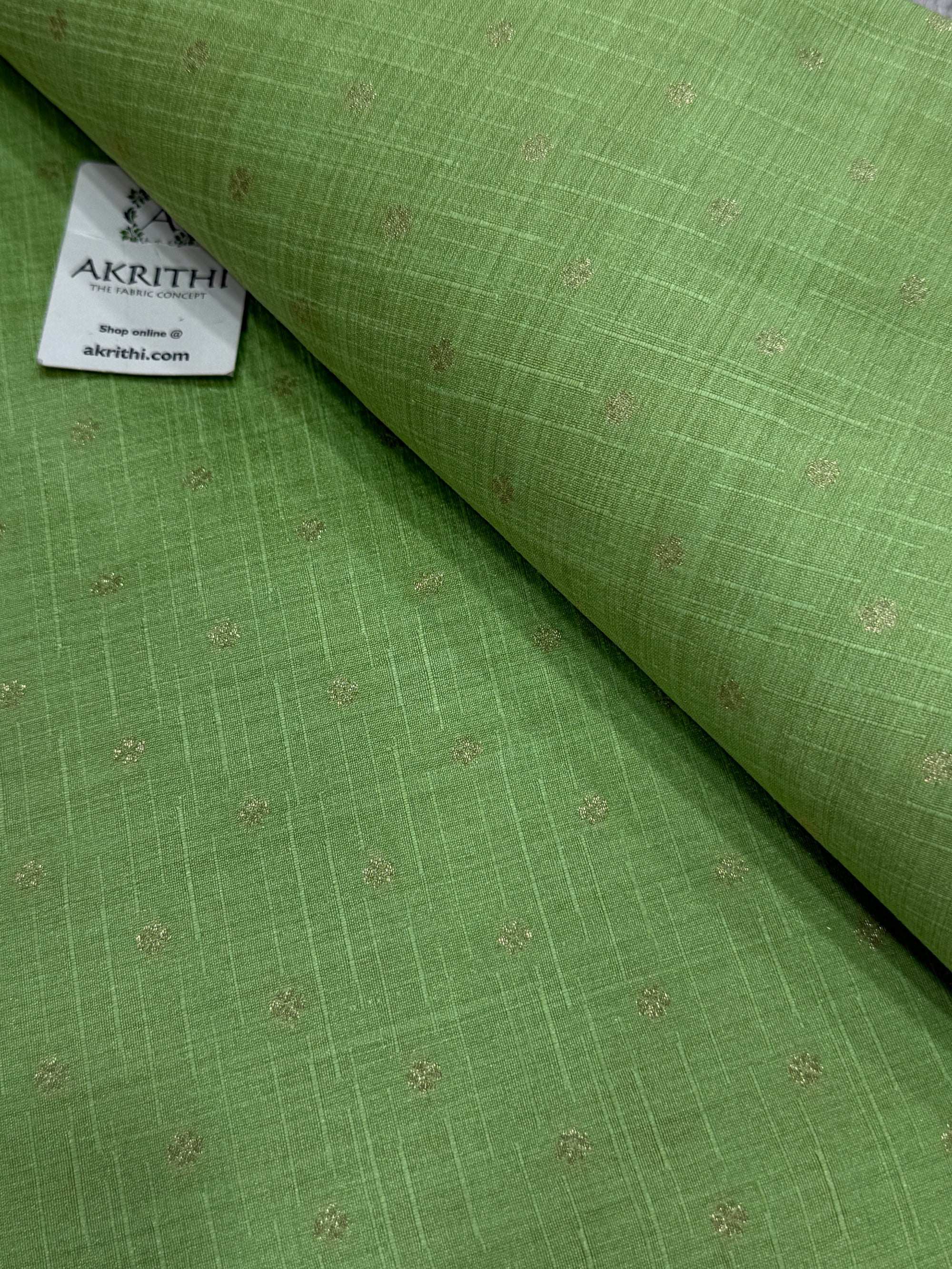 Semi Banarasi raw silk fabric