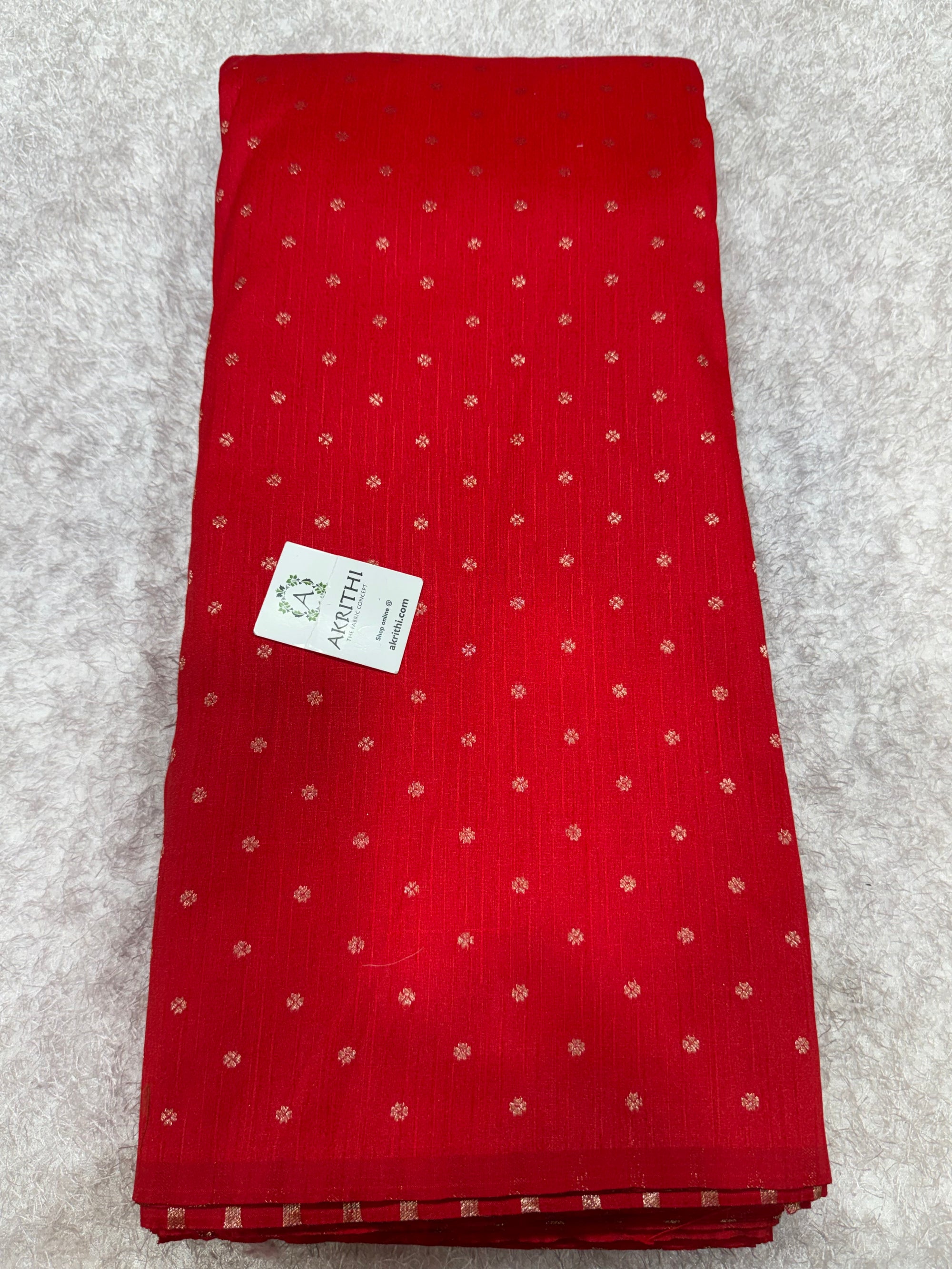 Semi Banarasi raw silk fabric
