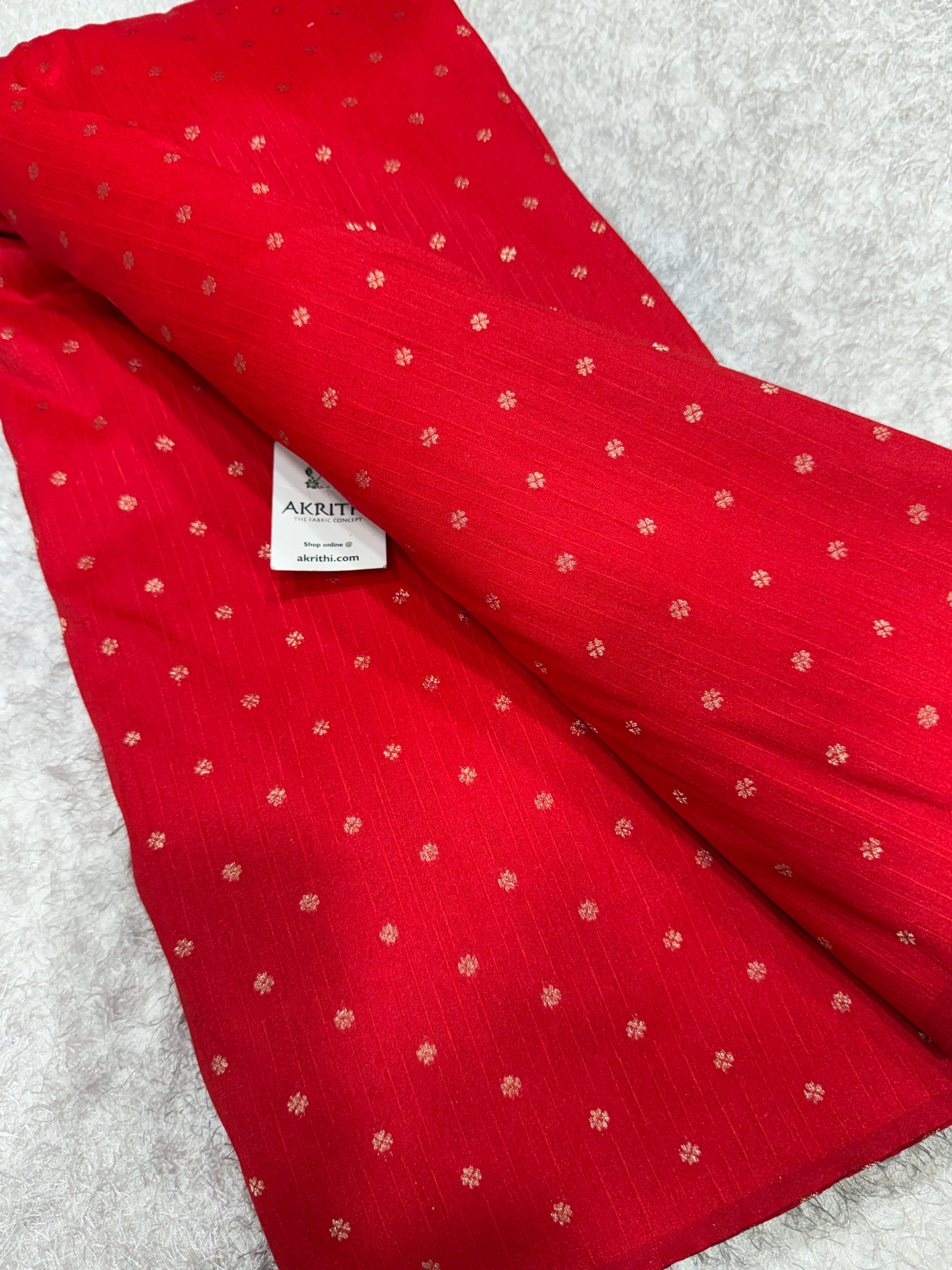 Semi Banarasi raw silk fabric