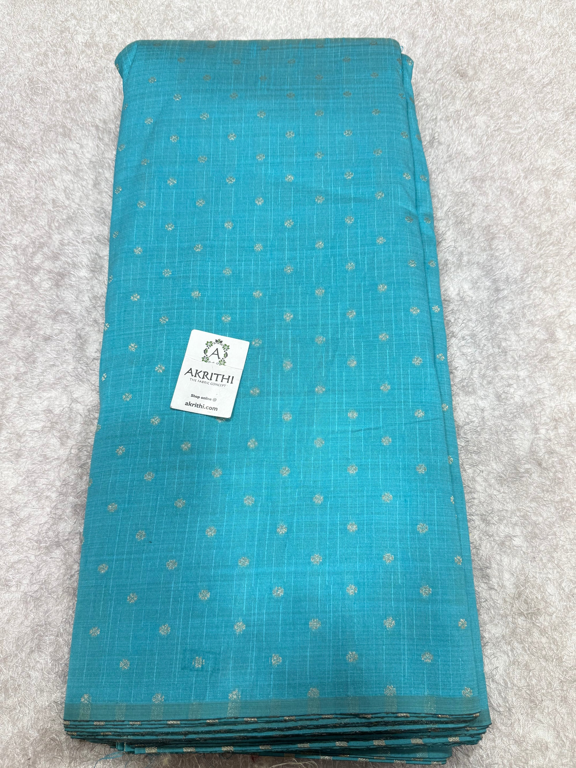Semi Banarasi raw silk fabric