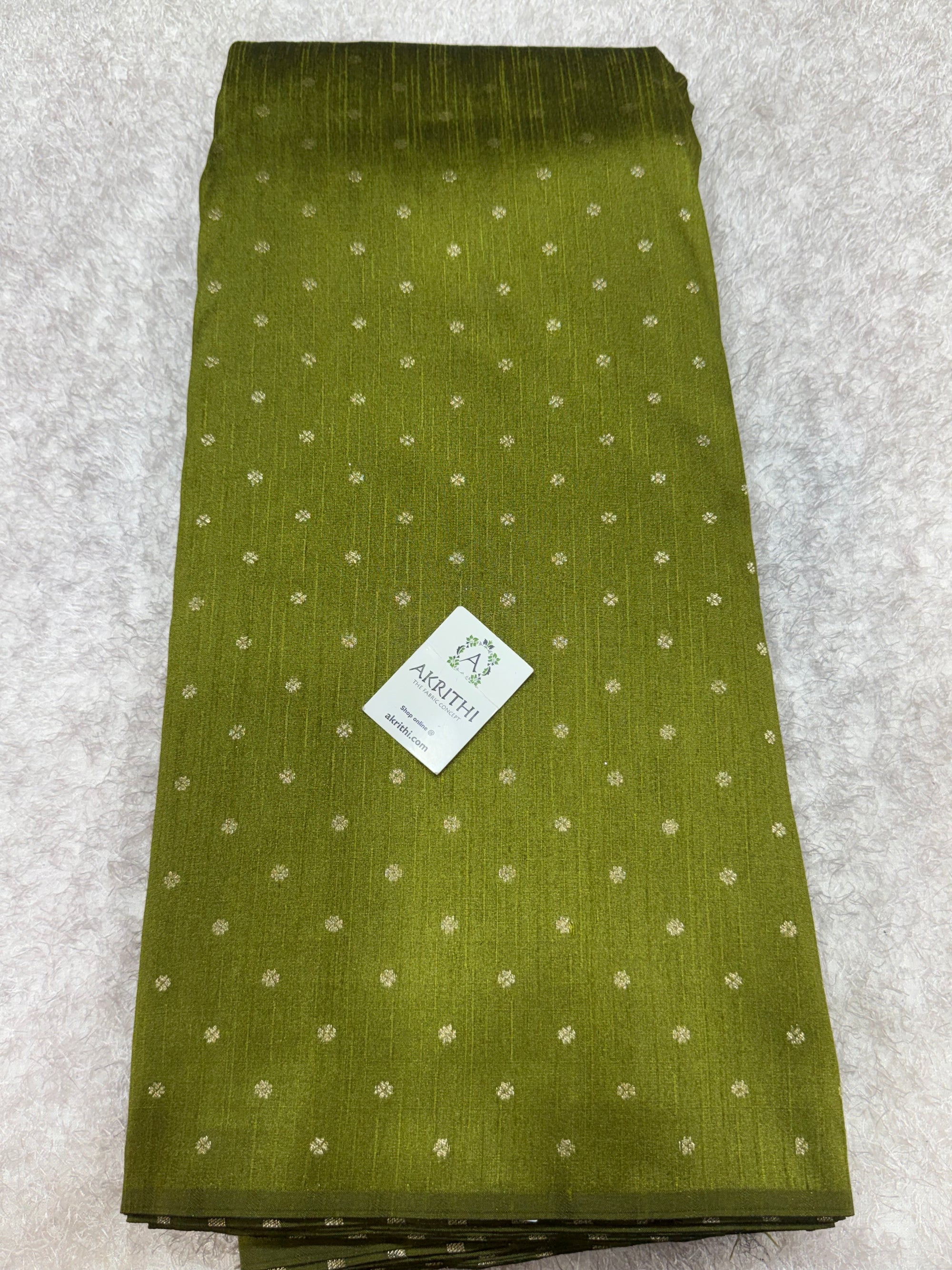 Semi Banarasi raw silk fabric