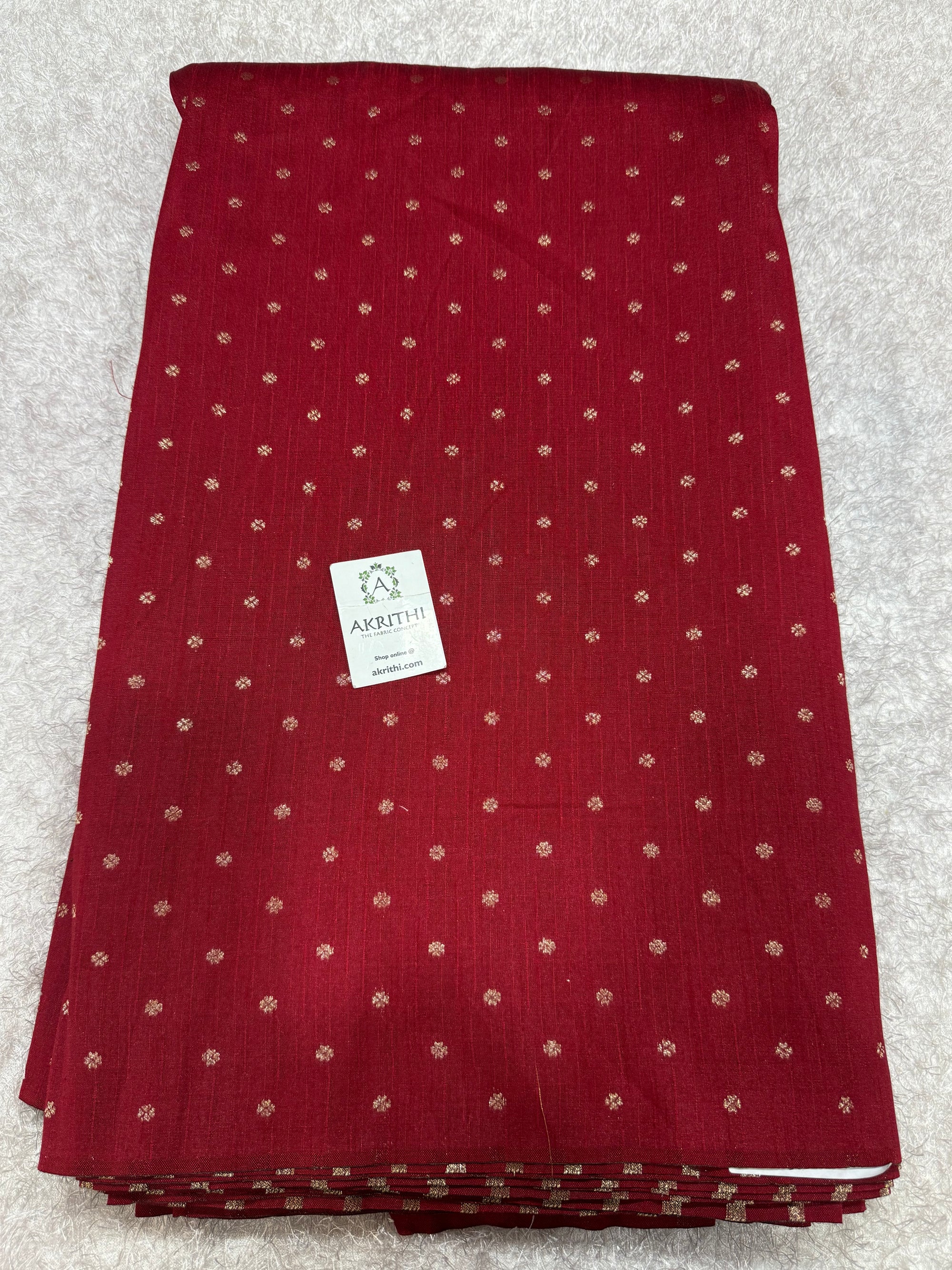 Semi Banarasi raw silk fabric